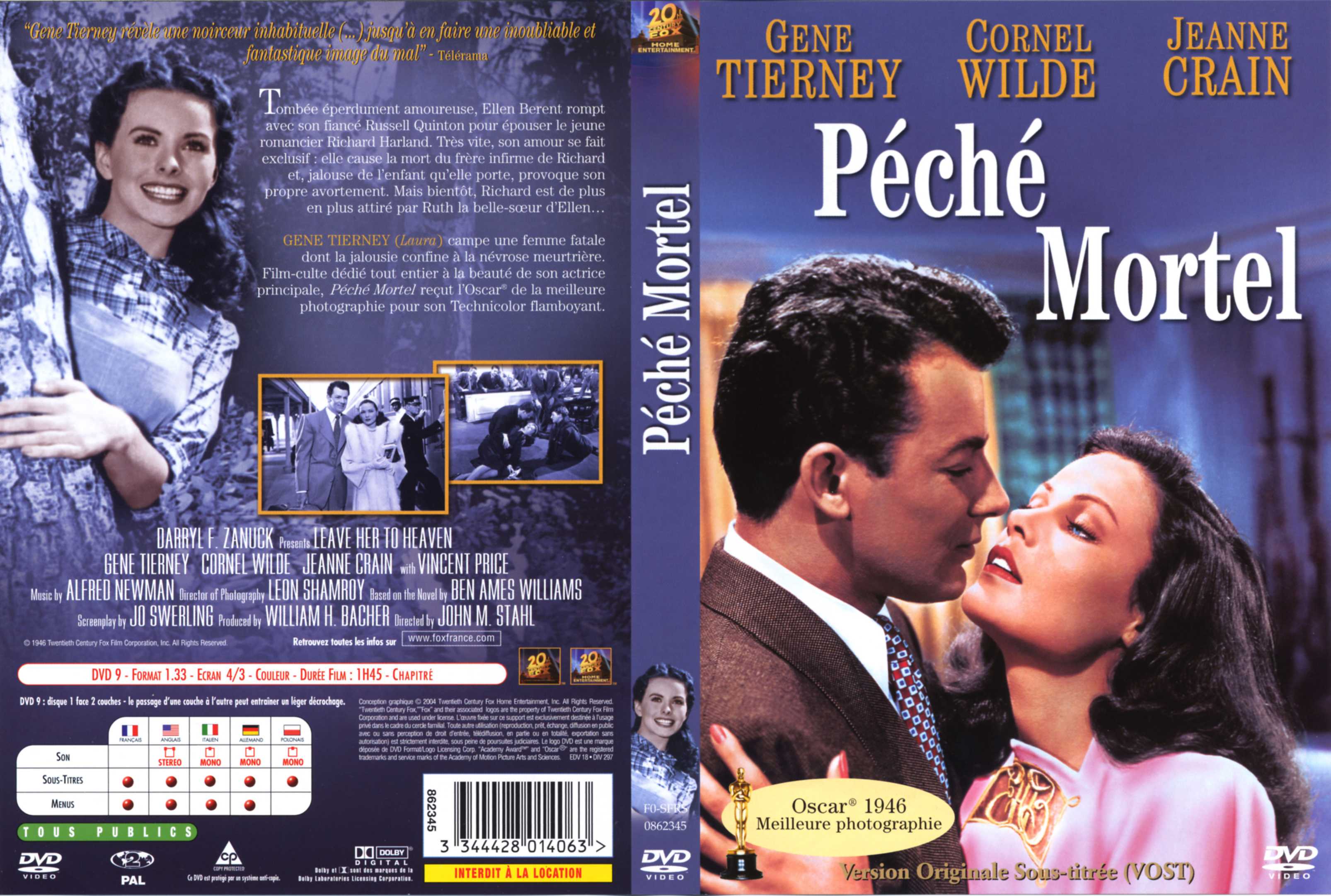 Jaquette DVD Pch mortel