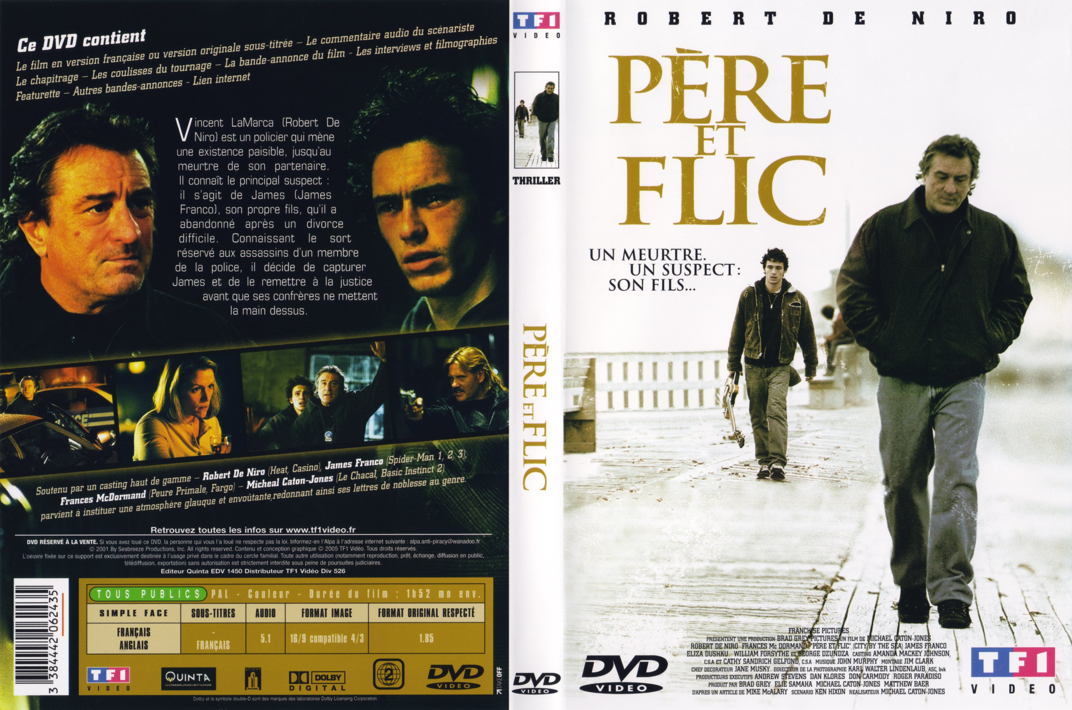 Jaquette DVD Pre et flic v2