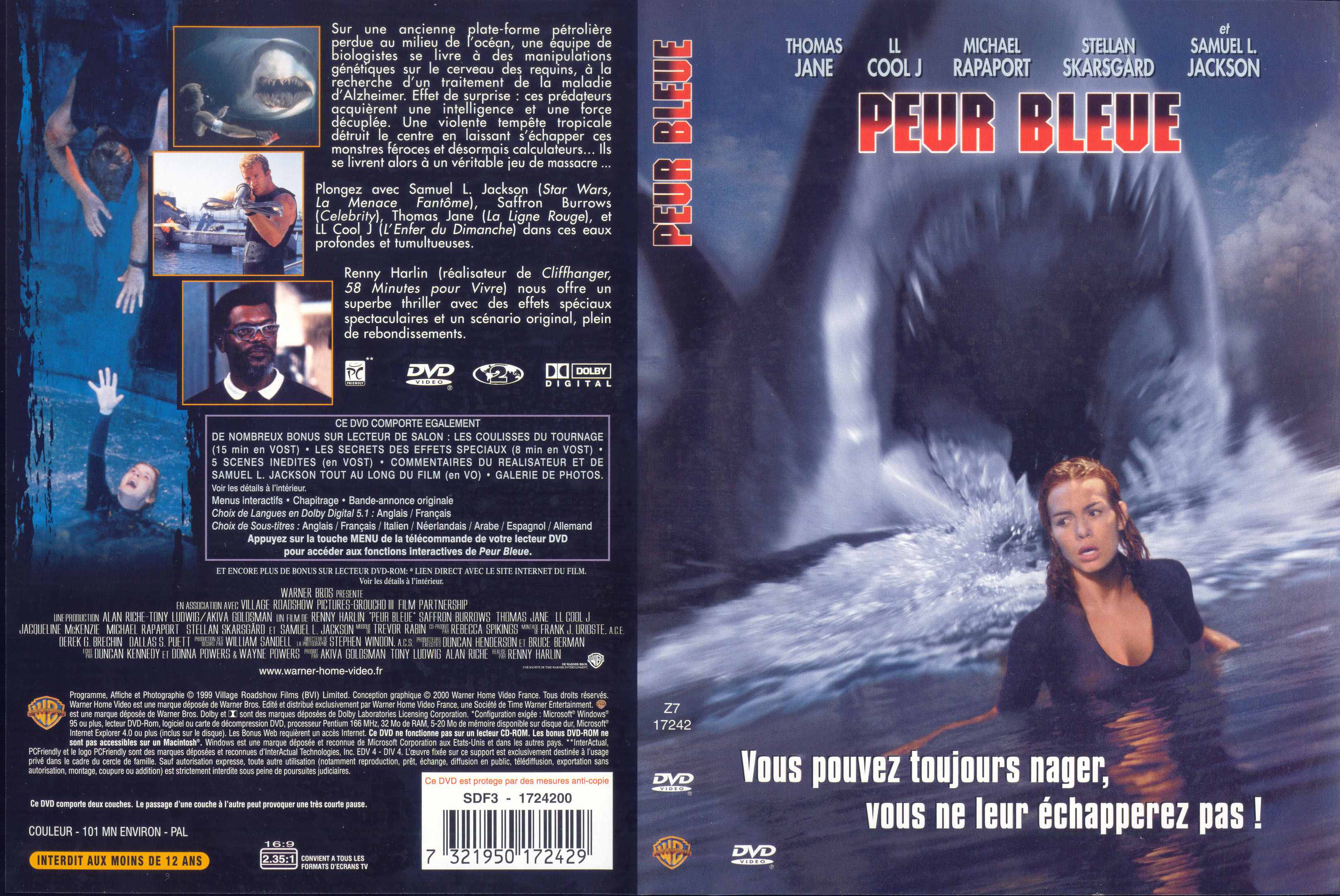 Jaquette DVD Peur bleue