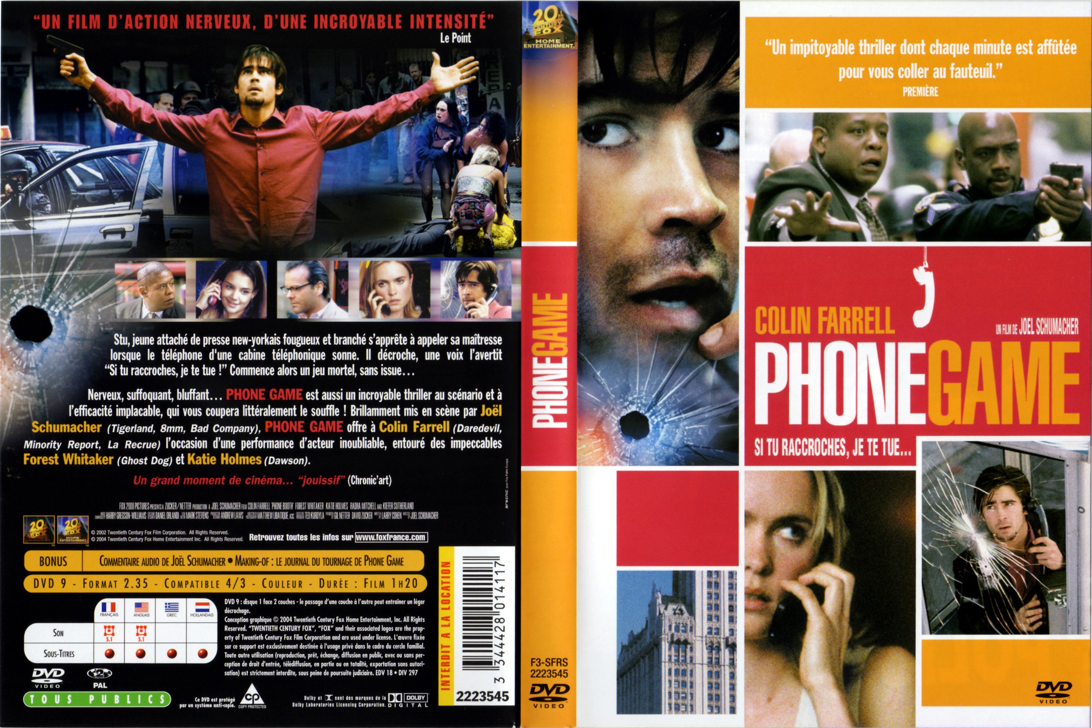 Jaquette DVD Phone game
