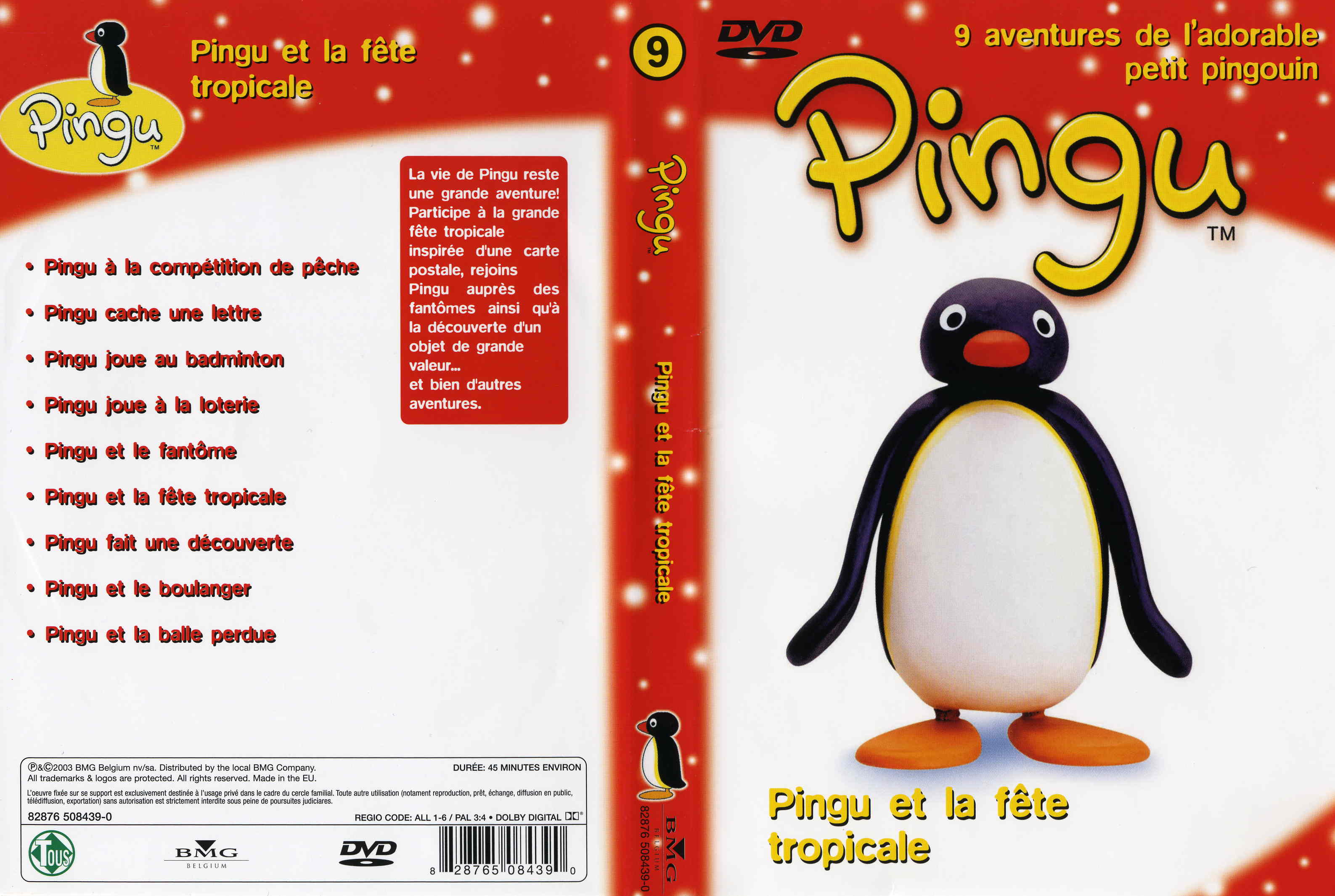 Jaquette DVD Pingu vol 9