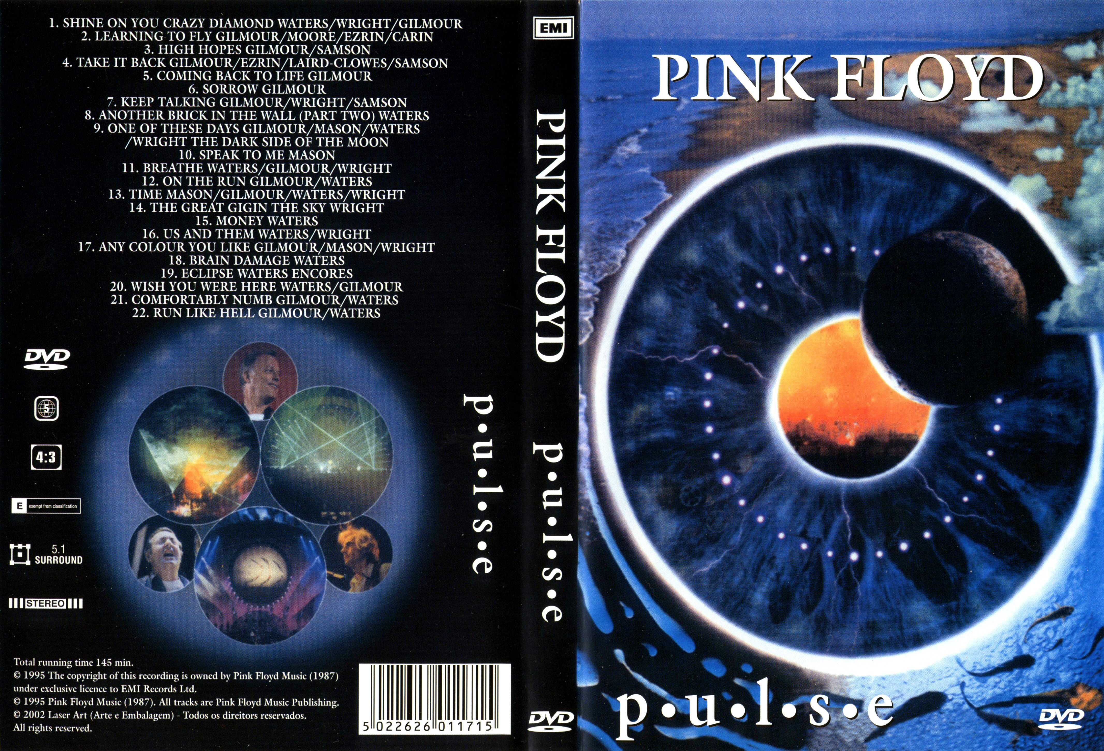 Jaquette DVD Pink Floyd pulse