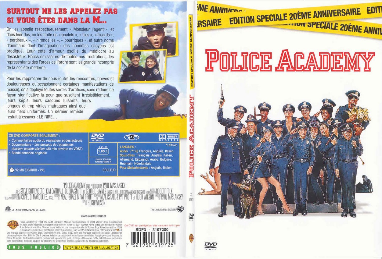 Jaquette DVD Police Academy 1 - SLIM
