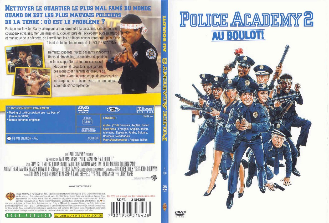 Jaquette DVD Police Academy 2 - SLIM