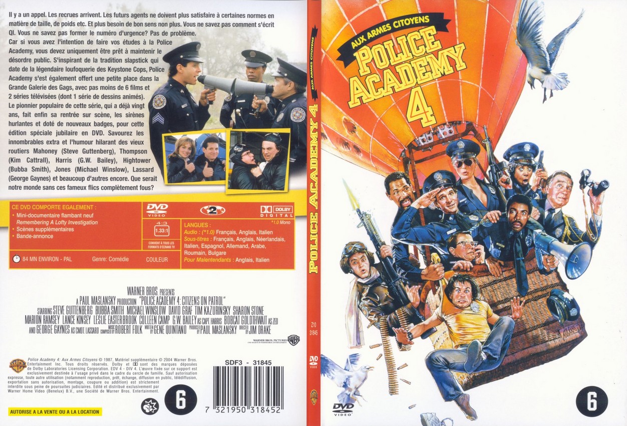 Jaquette DVD Police Academy 4 - SLIM