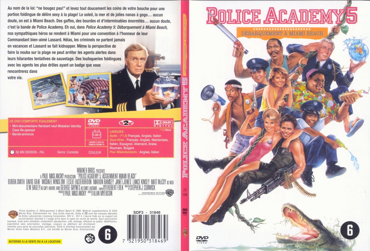 Jaquette DVD Police Academy 5 - SLIM