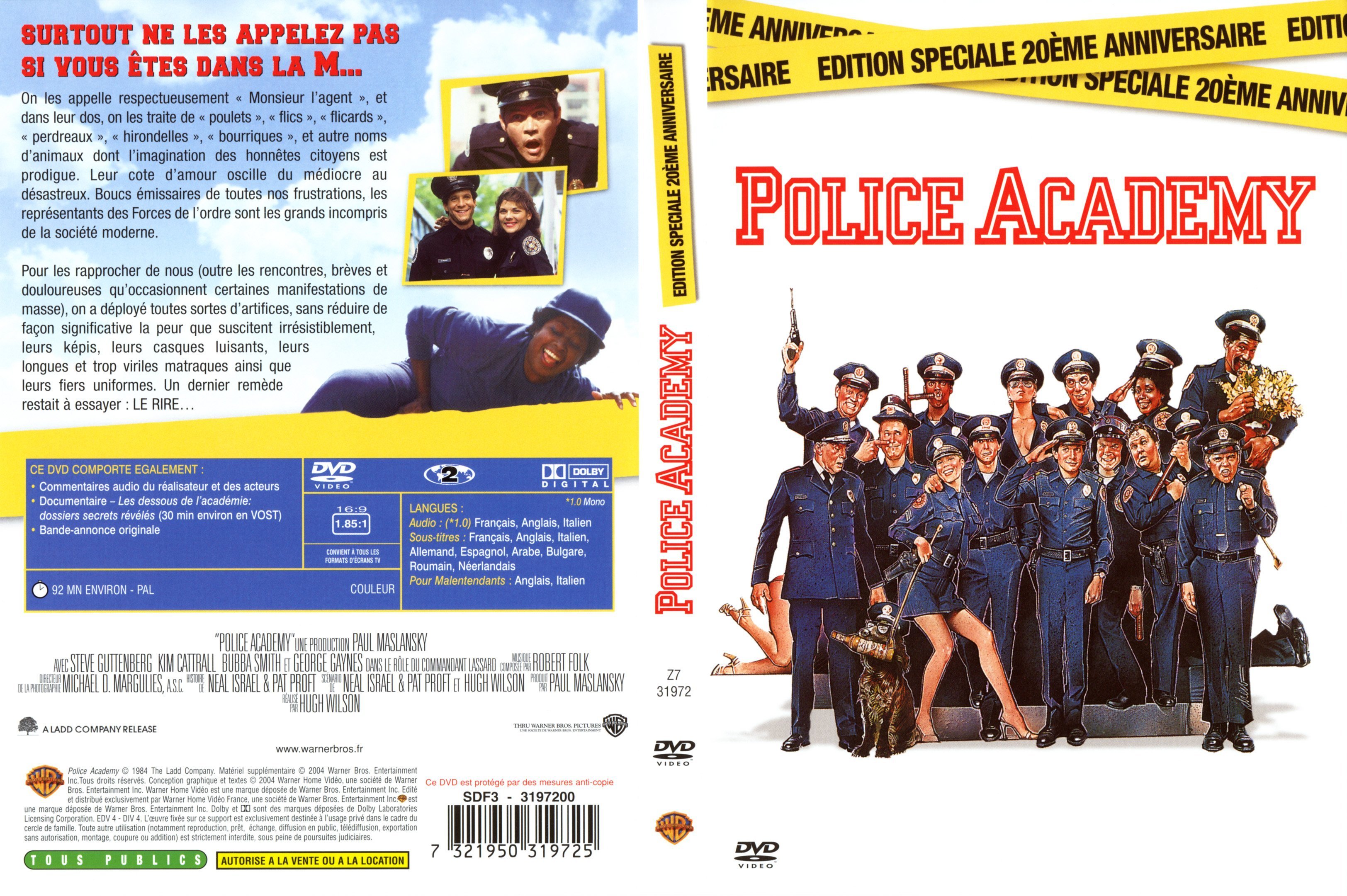 Jaquette DVD Police academy