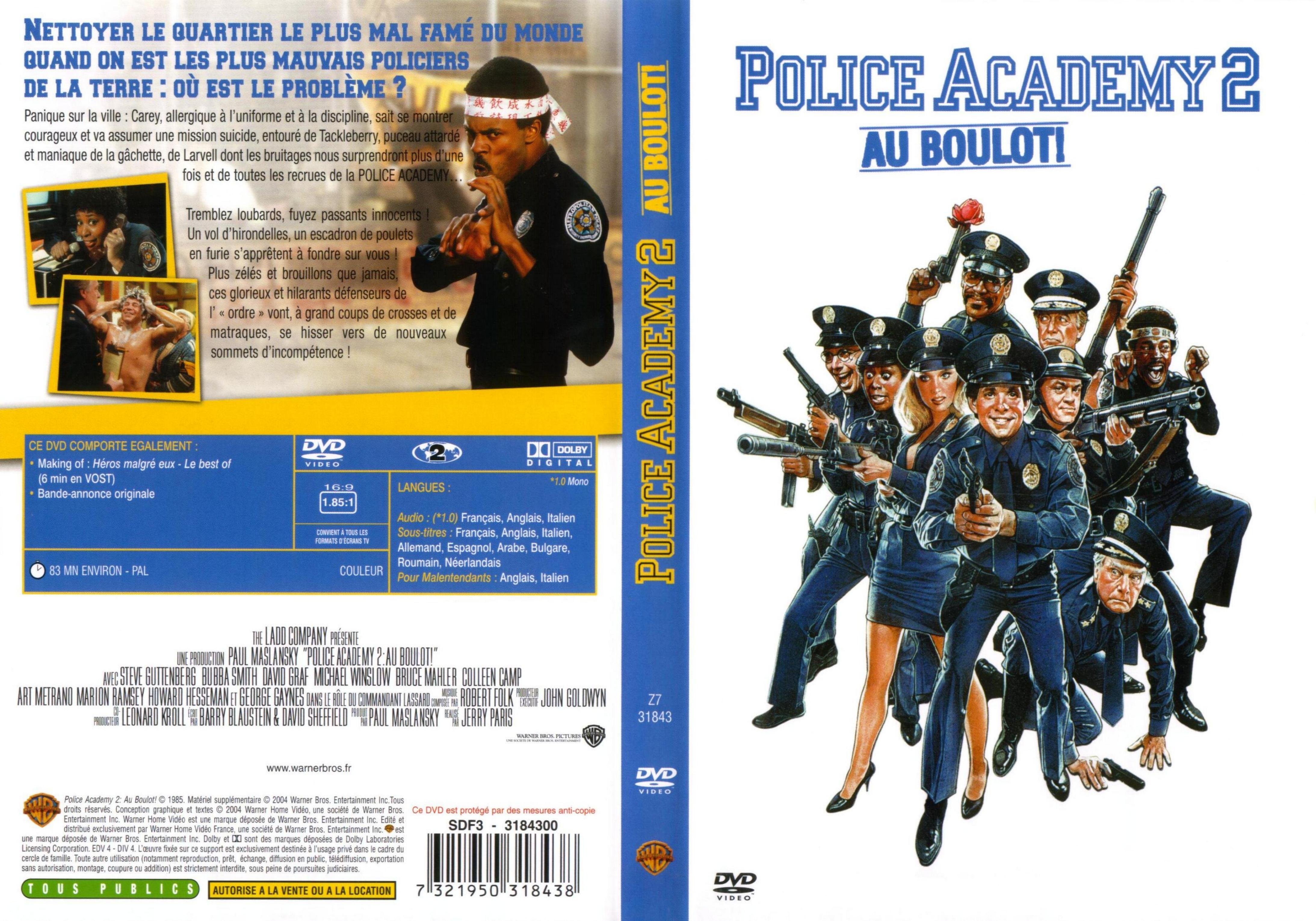 Jaquette DVD Police academy 2