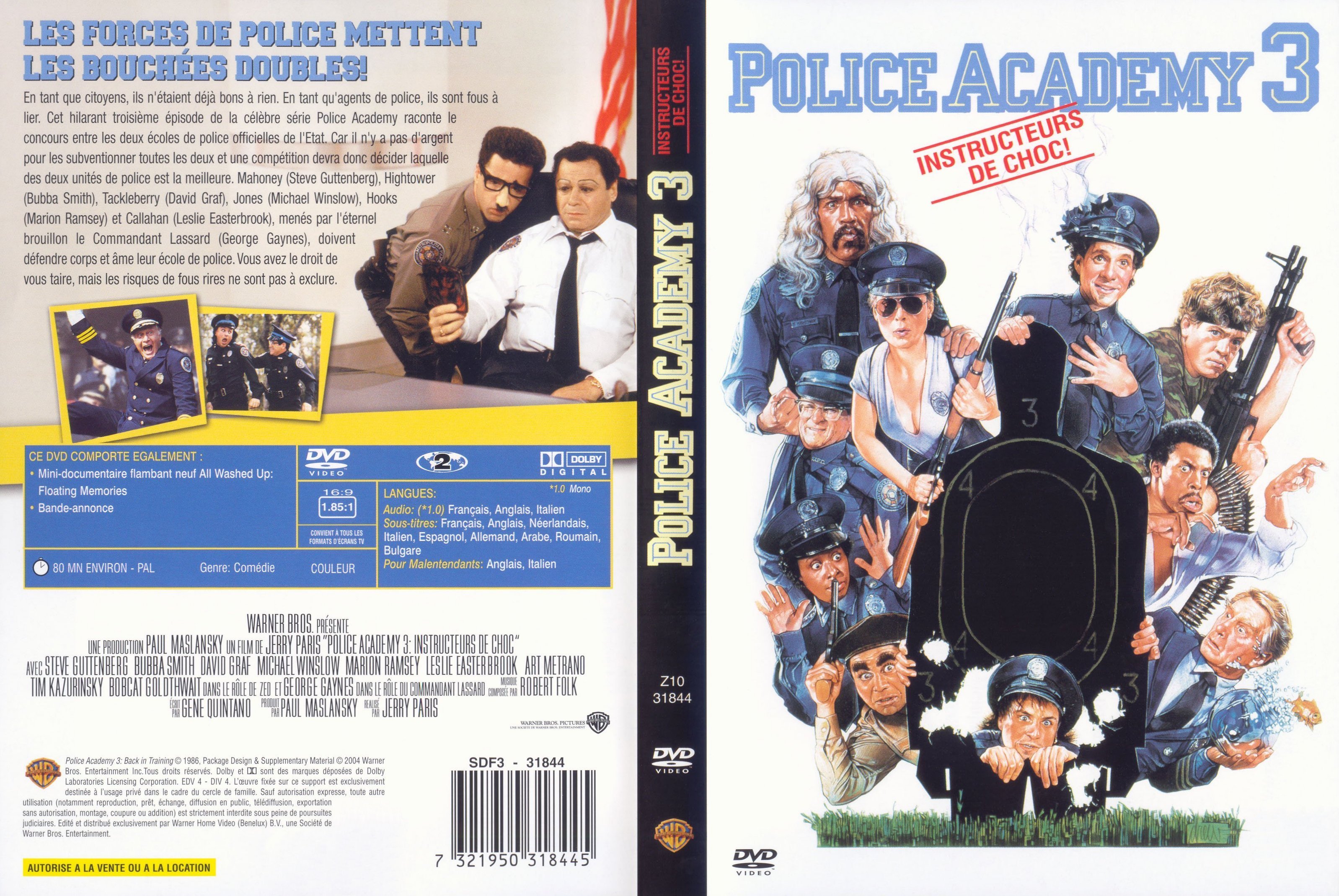 Jaquette DVD Police academy 3