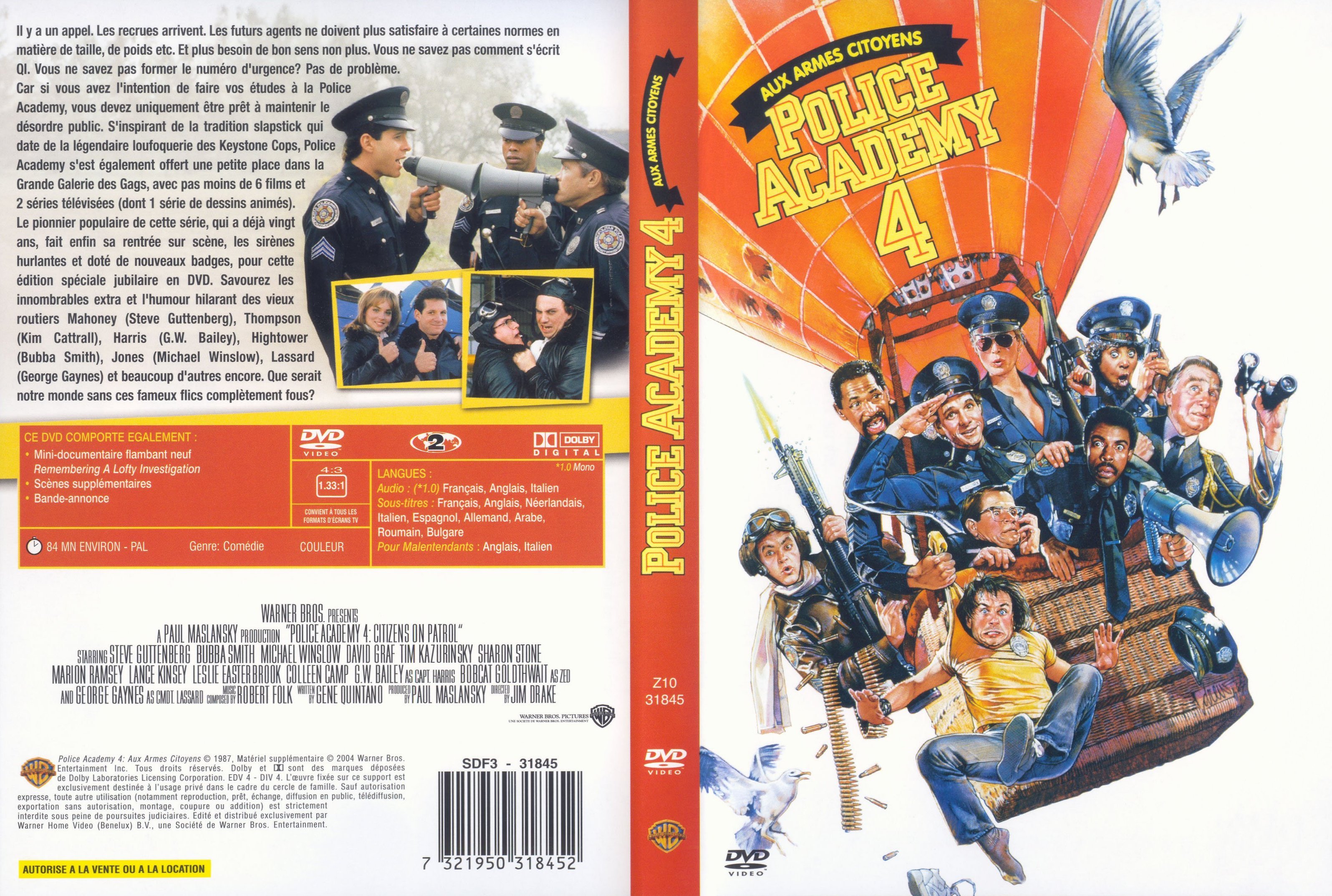 Jaquette DVD Police academy 4