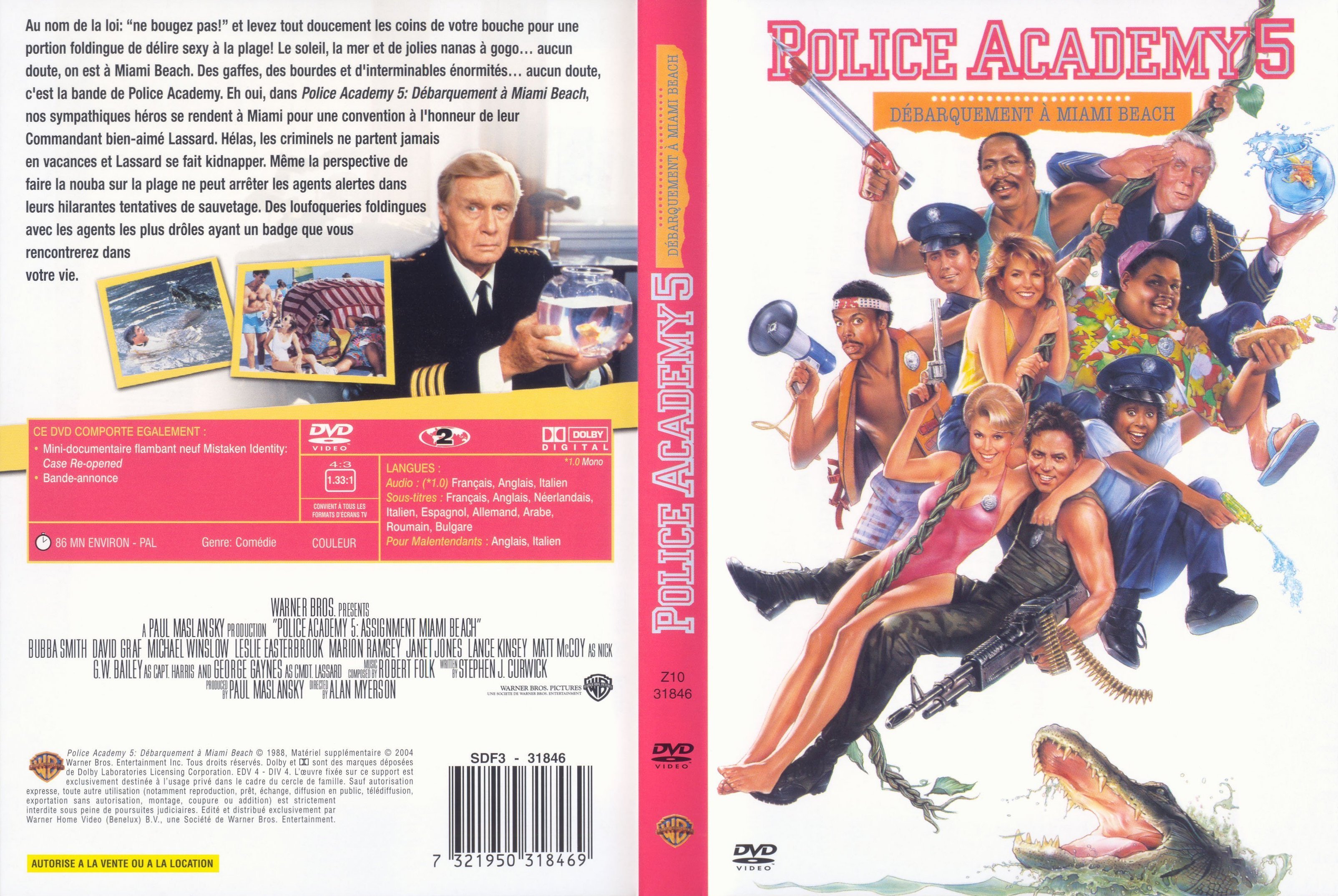 Jaquette DVD Police academy 5
