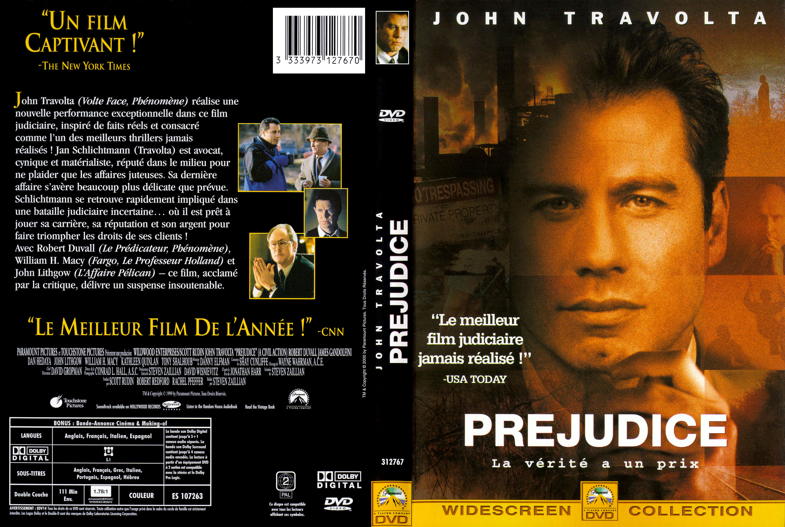 Jaquette DVD Prejudice