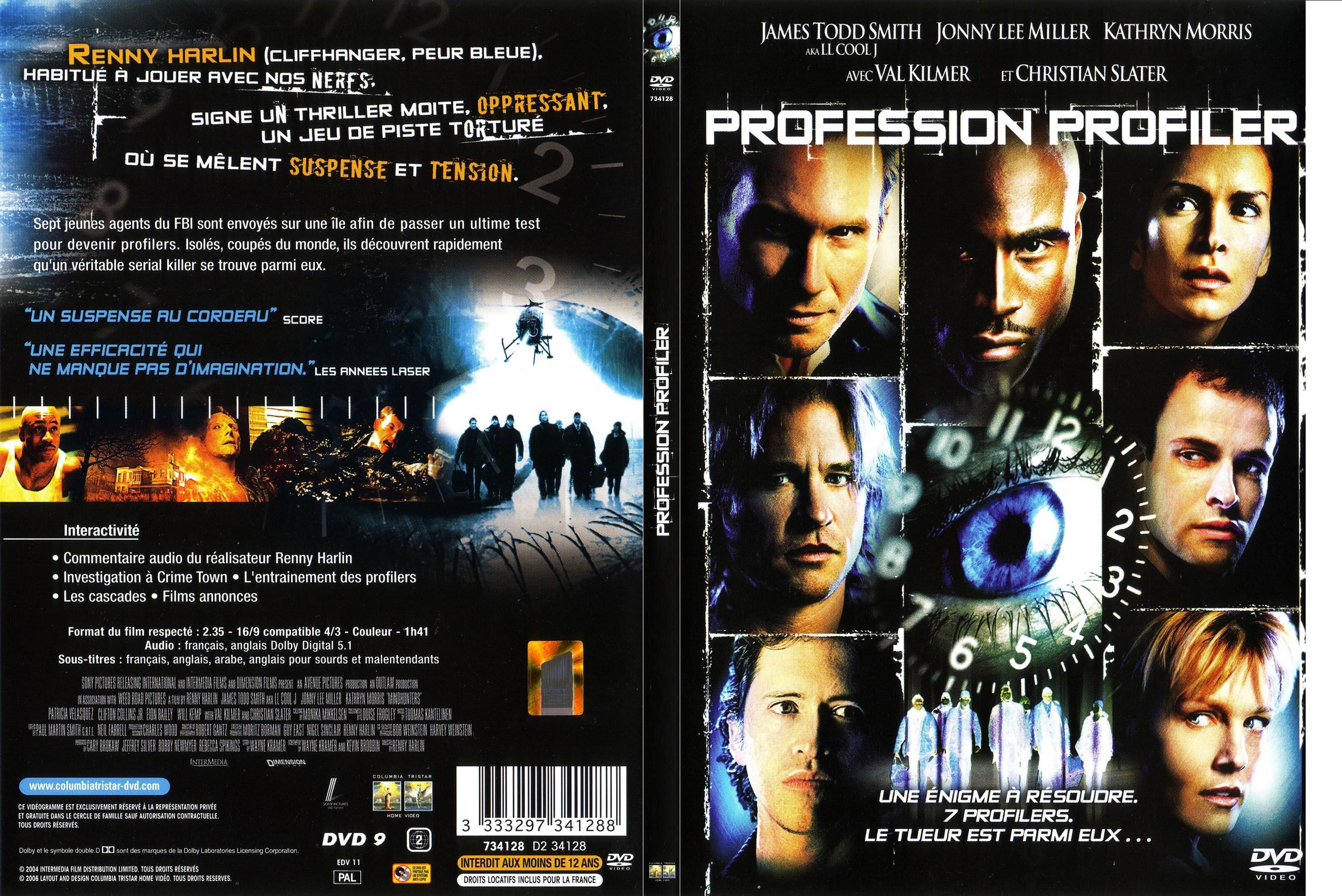 Jaquette DVD Profession profiler - SLIM