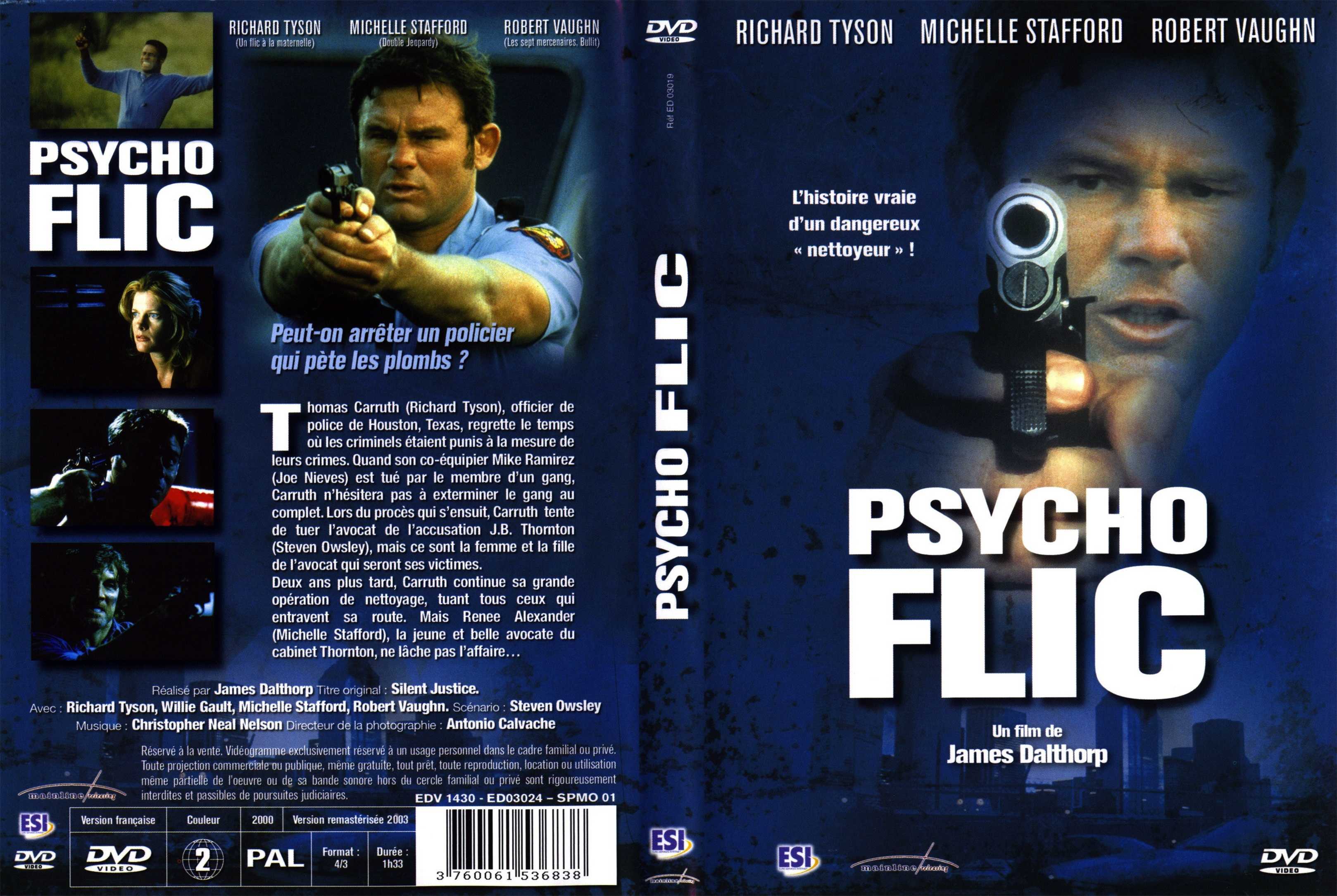 Jaquette DVD Psycho flic