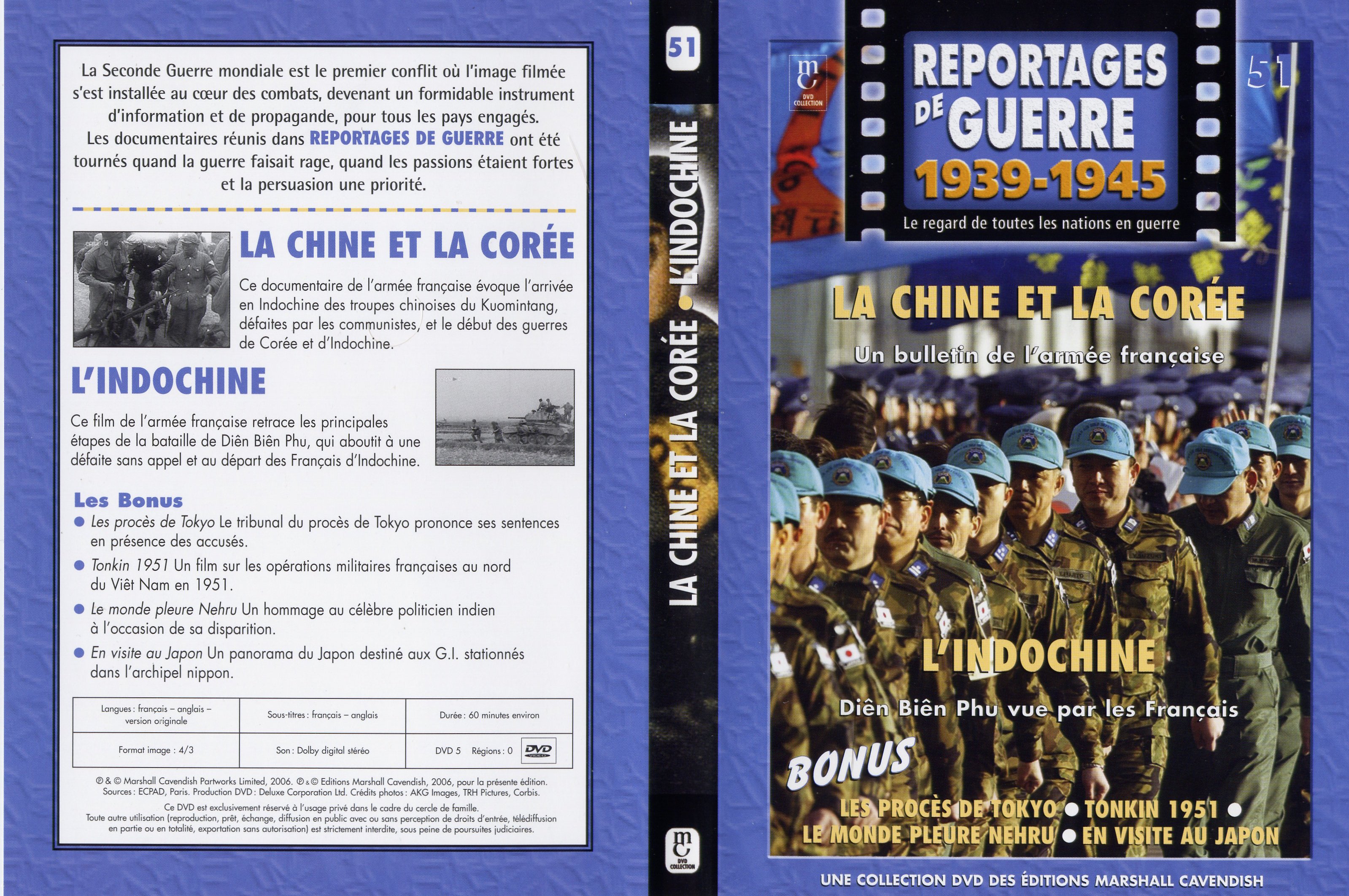 Jaquette DVD Reportages de guerre vol 51