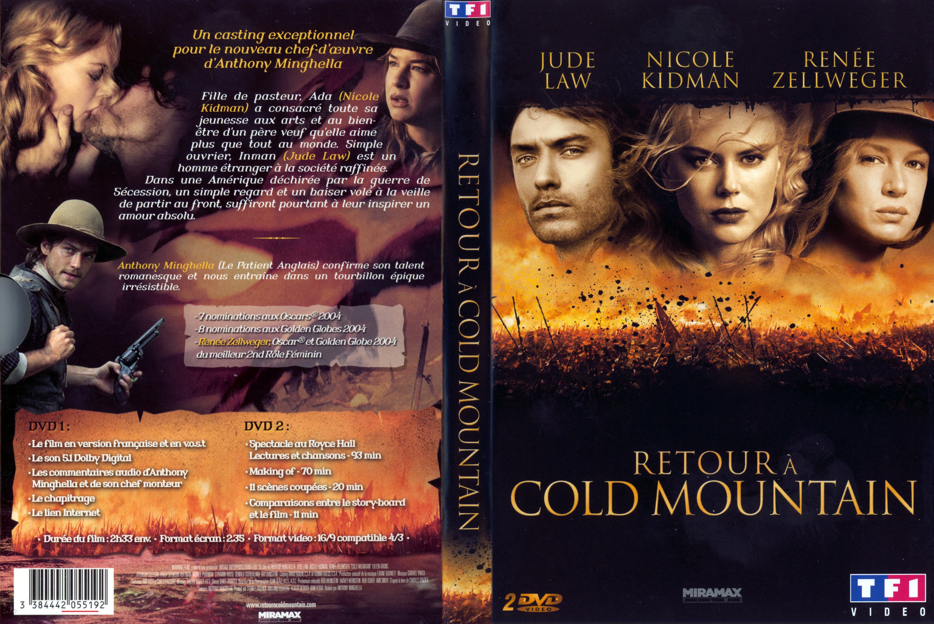 Jaquette DVD Retour  Cold mountain v2