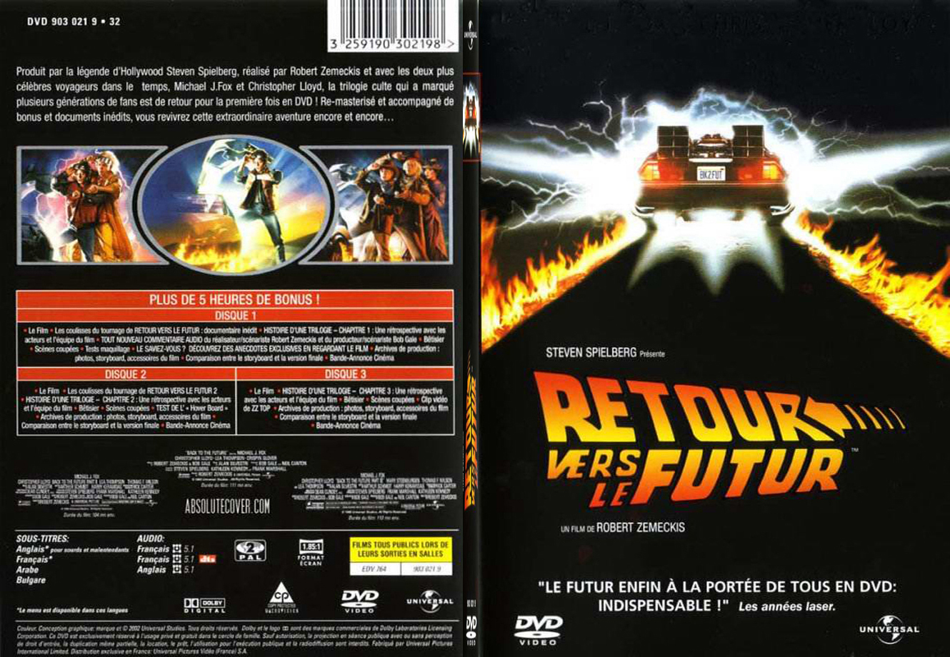 Jaquette DVD Retour vers futur - SLIM