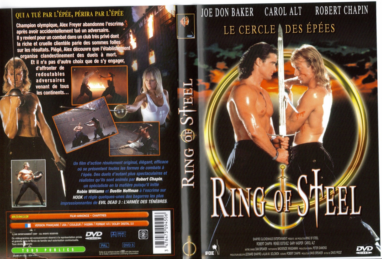 Jaquette DVD Ring of steel
