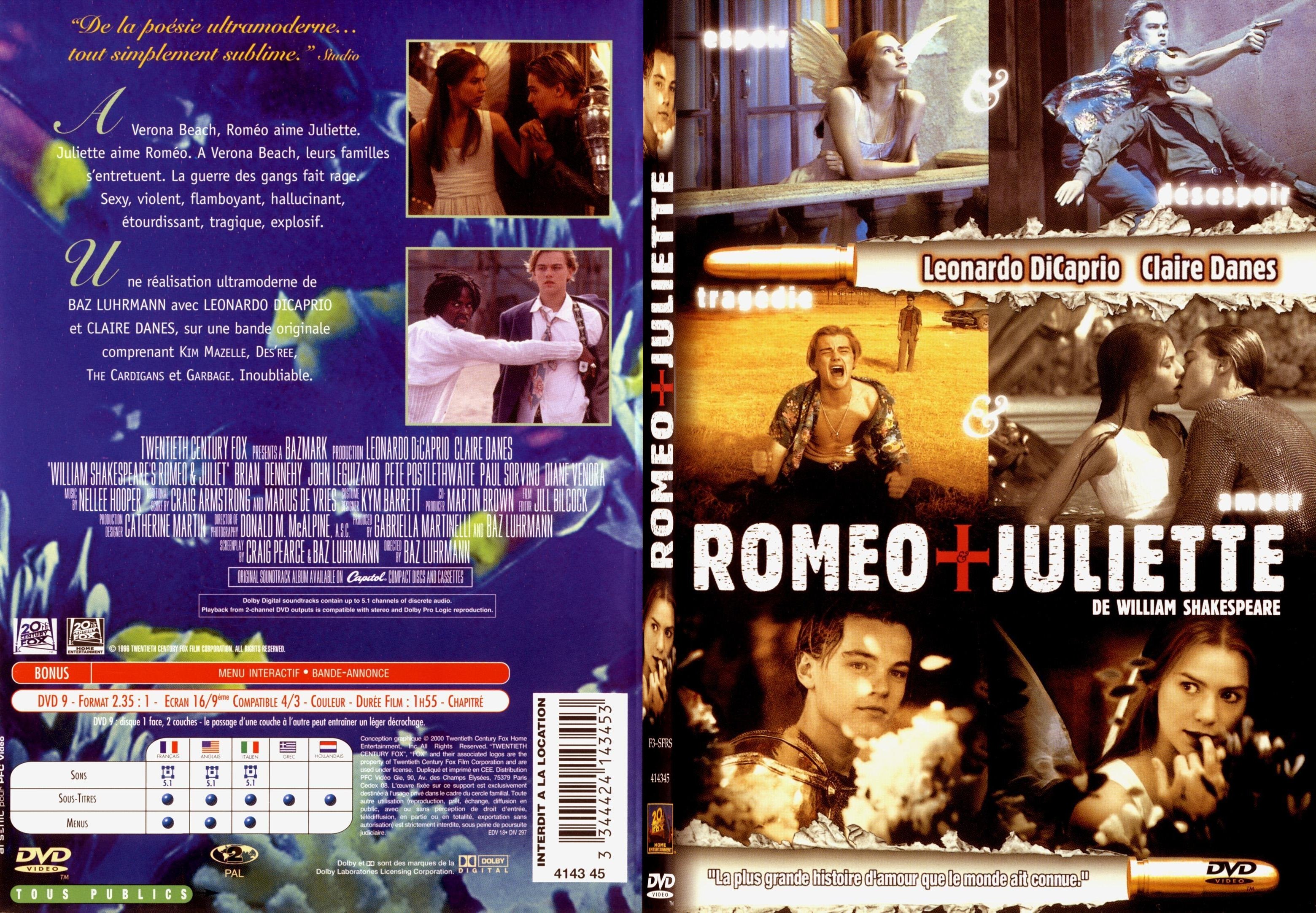 Jaquette DVD Romeo et Juliette - SLIM v2