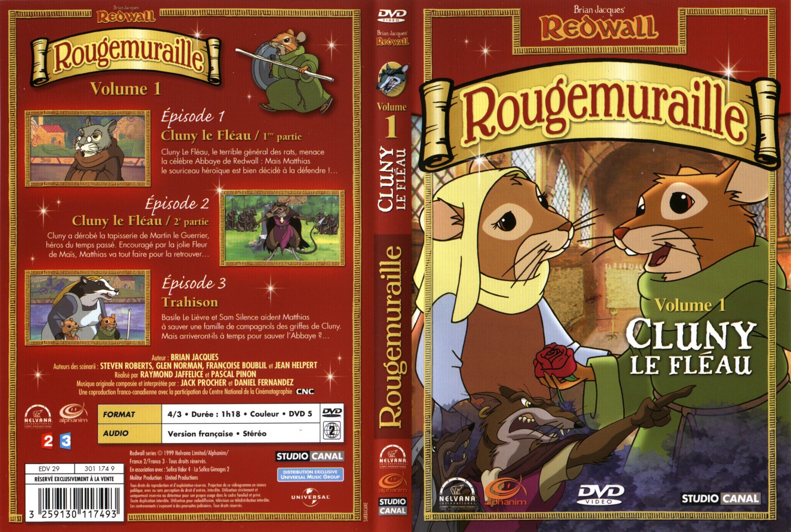Jaquette DVD Rougemuraille vol 1