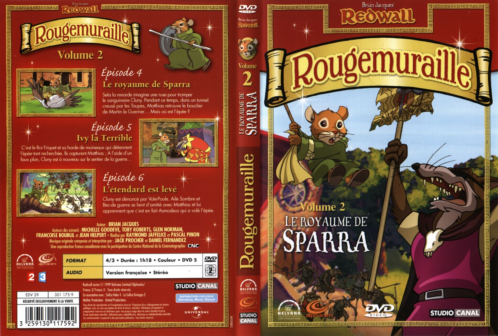 Jaquette DVD Rougemuraille vol 2