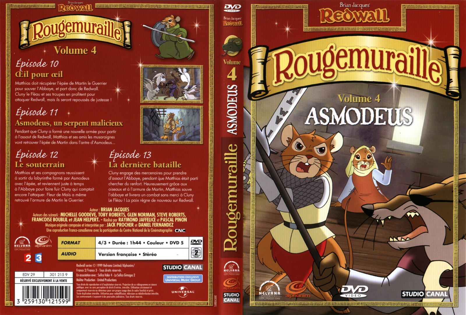 Jaquette DVD Rougemuraille vol 4
