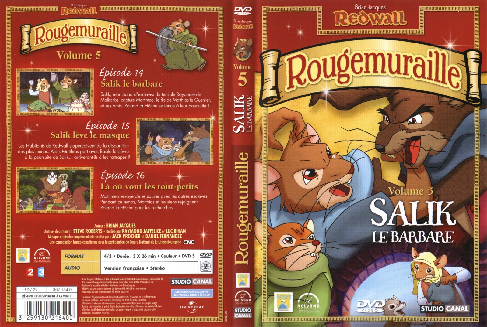 Jaquette DVD Rougemuraille vol 5
