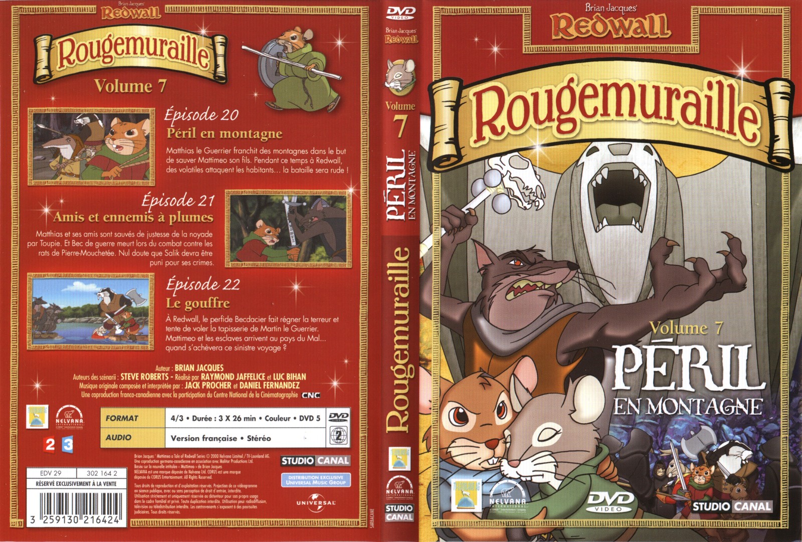 Jaquette DVD Rougemuraille vol 7