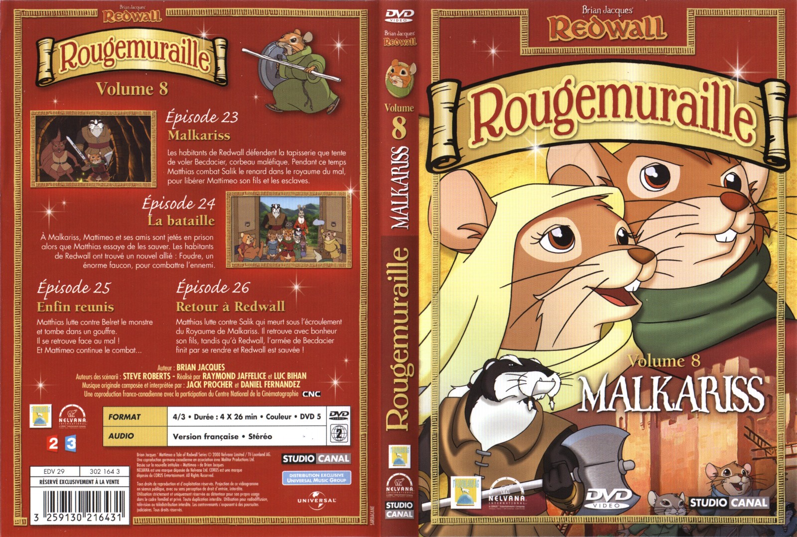 Jaquette DVD Rougemuraille vol 8
