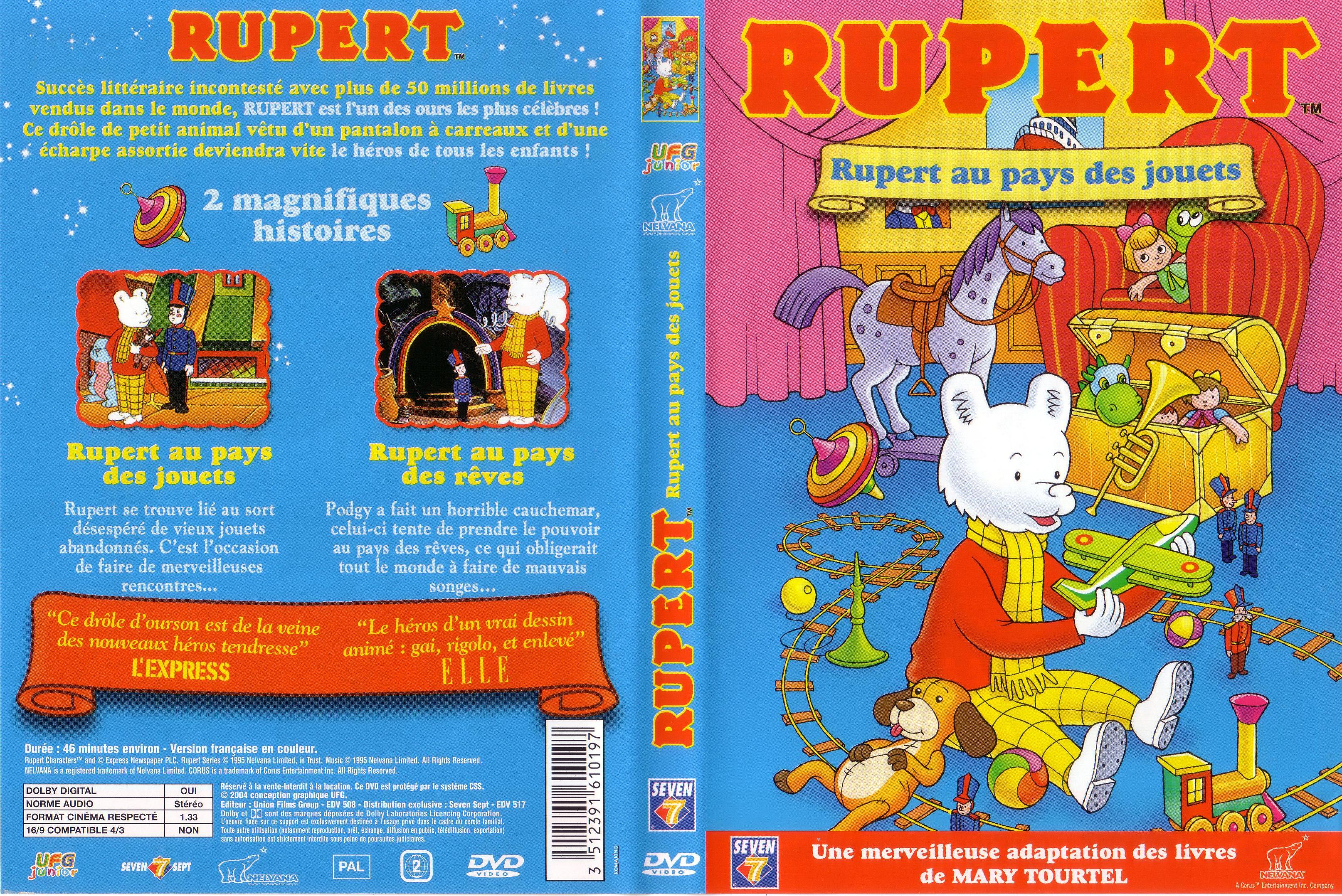Jaquette DVD Rupert au pays des jouets