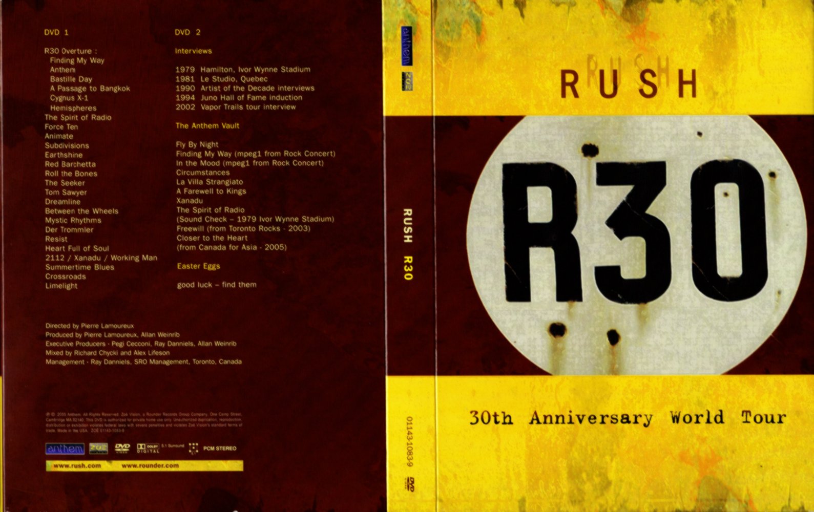 Jaquette DVD Rush R30