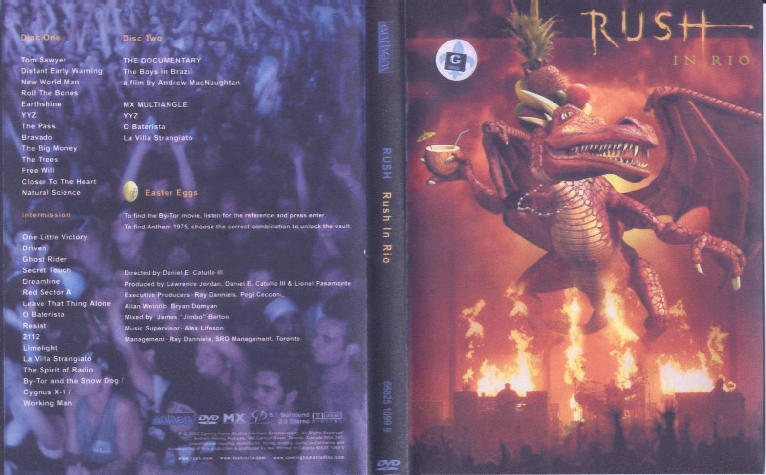 Jaquette DVD Rush in Rio