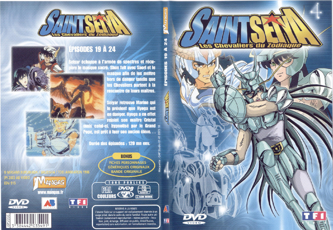 Jaquette DVD Saint Seiya vol 04 - SLIM