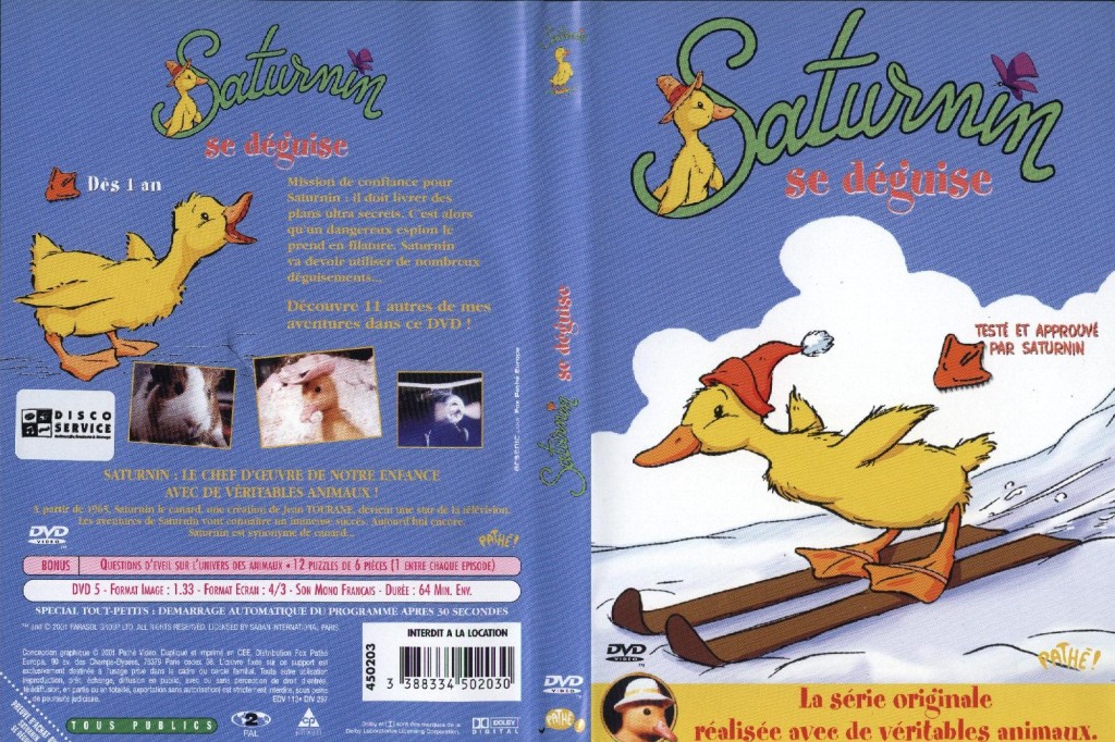 Jaquette DVD Saturnin se dguise