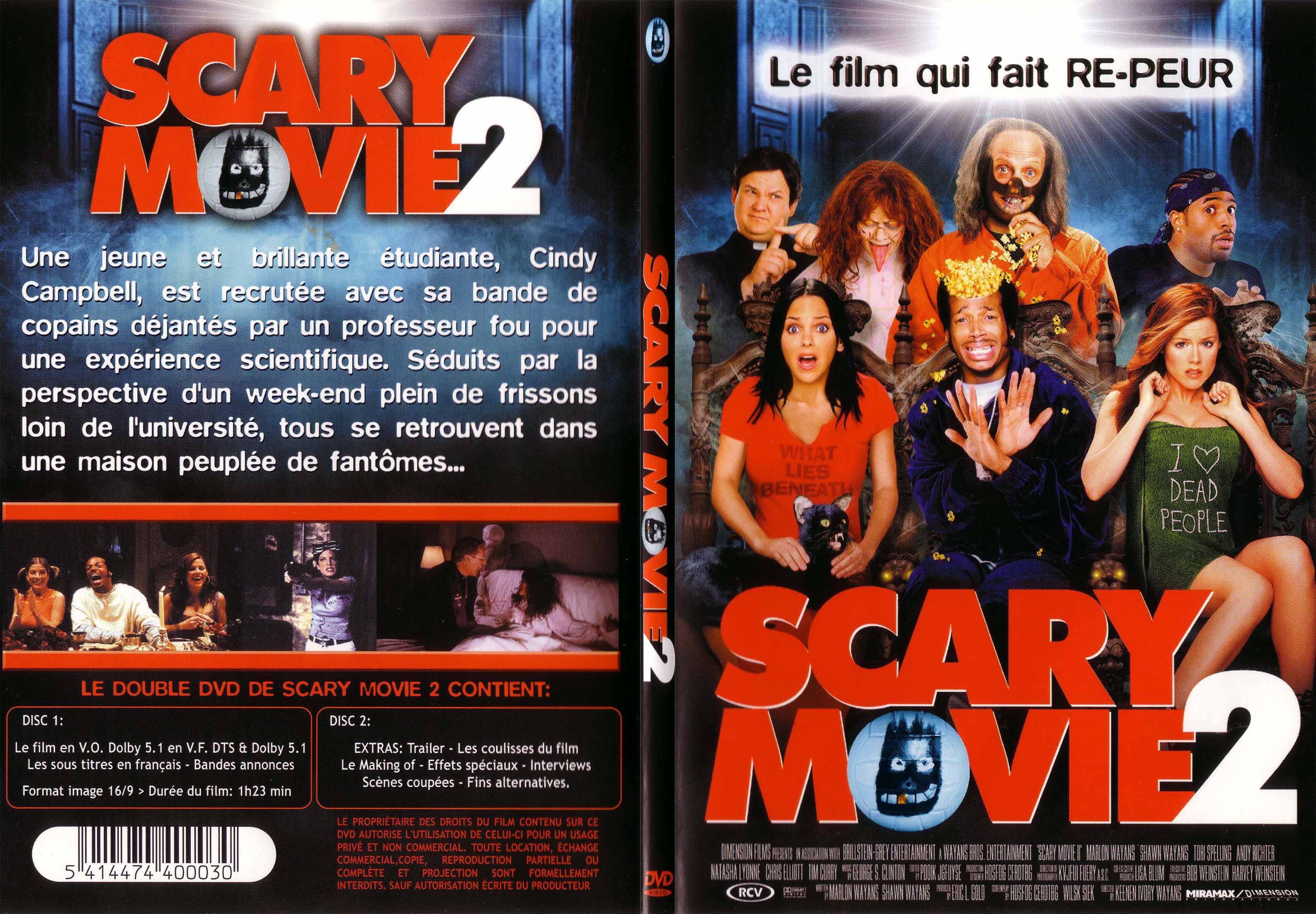 Jaquette DVD Scary Movie 2 - SLIM
