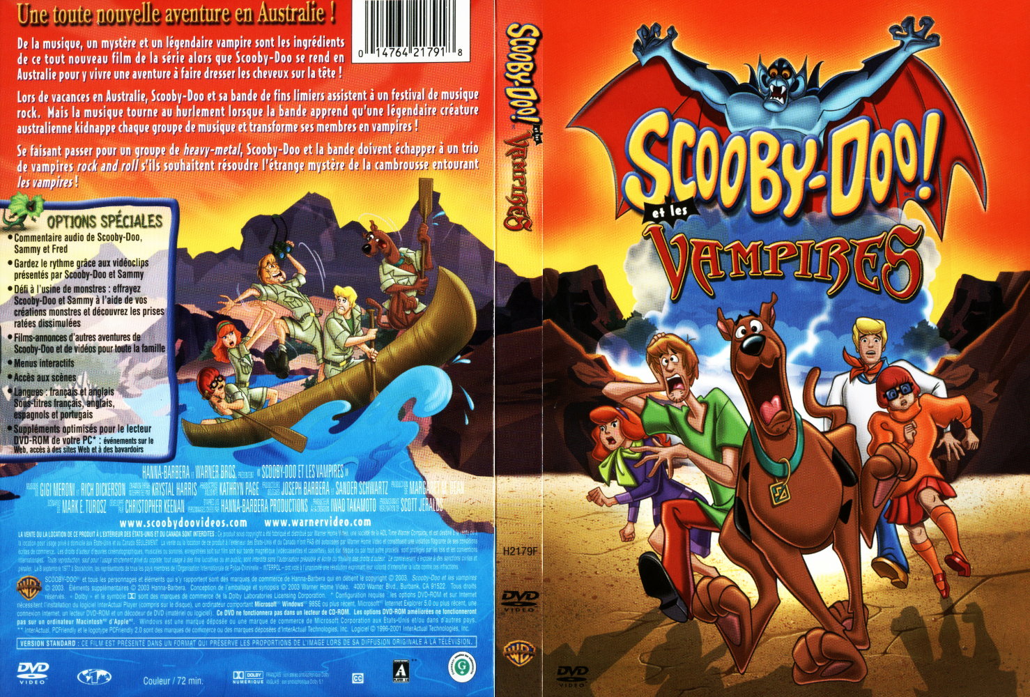 Jaquette DVD Scooby-doo et les vampire