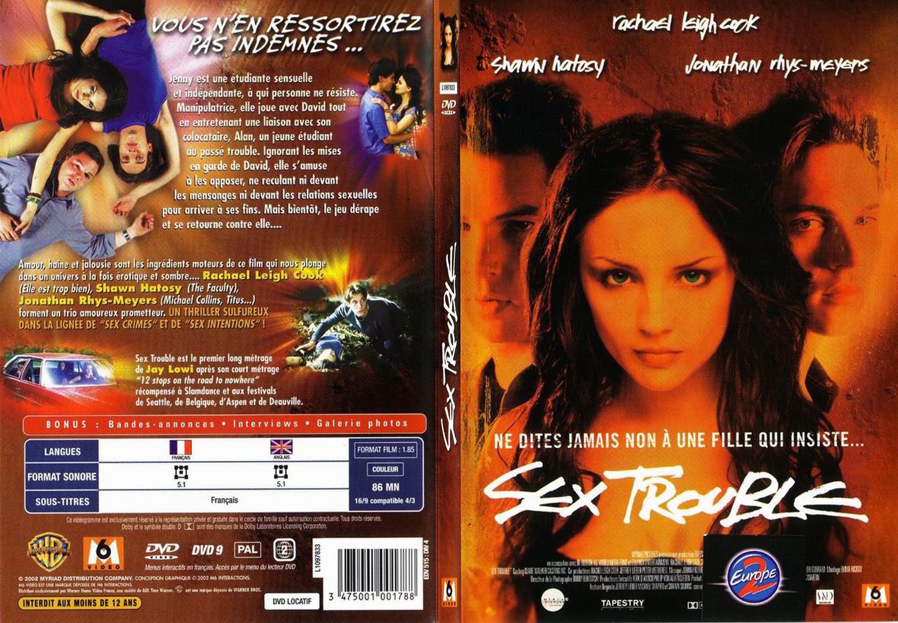 Jaquette DVD Sex trouble - SLIM