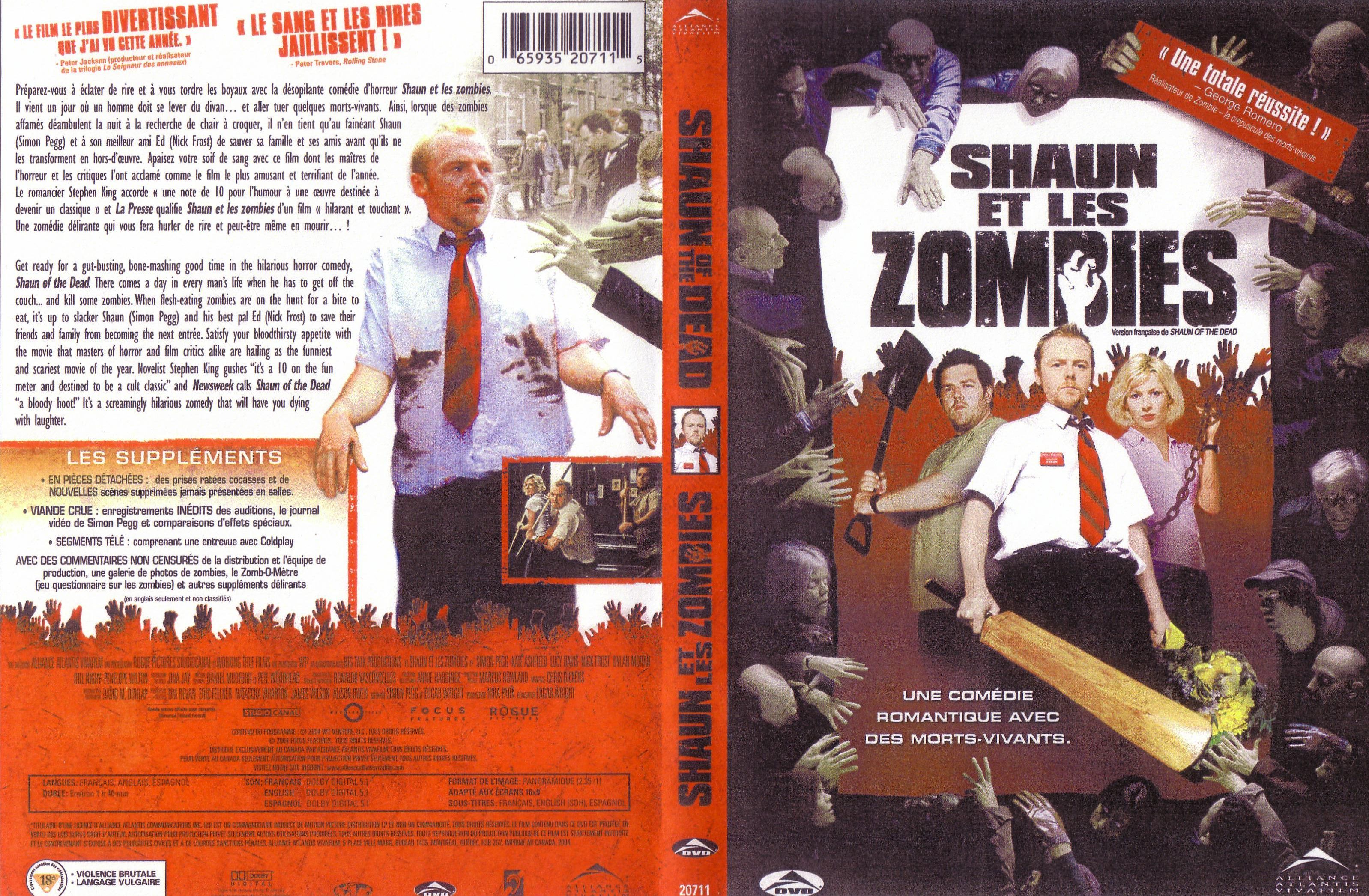 Jaquette DVD Shaun et les zombies