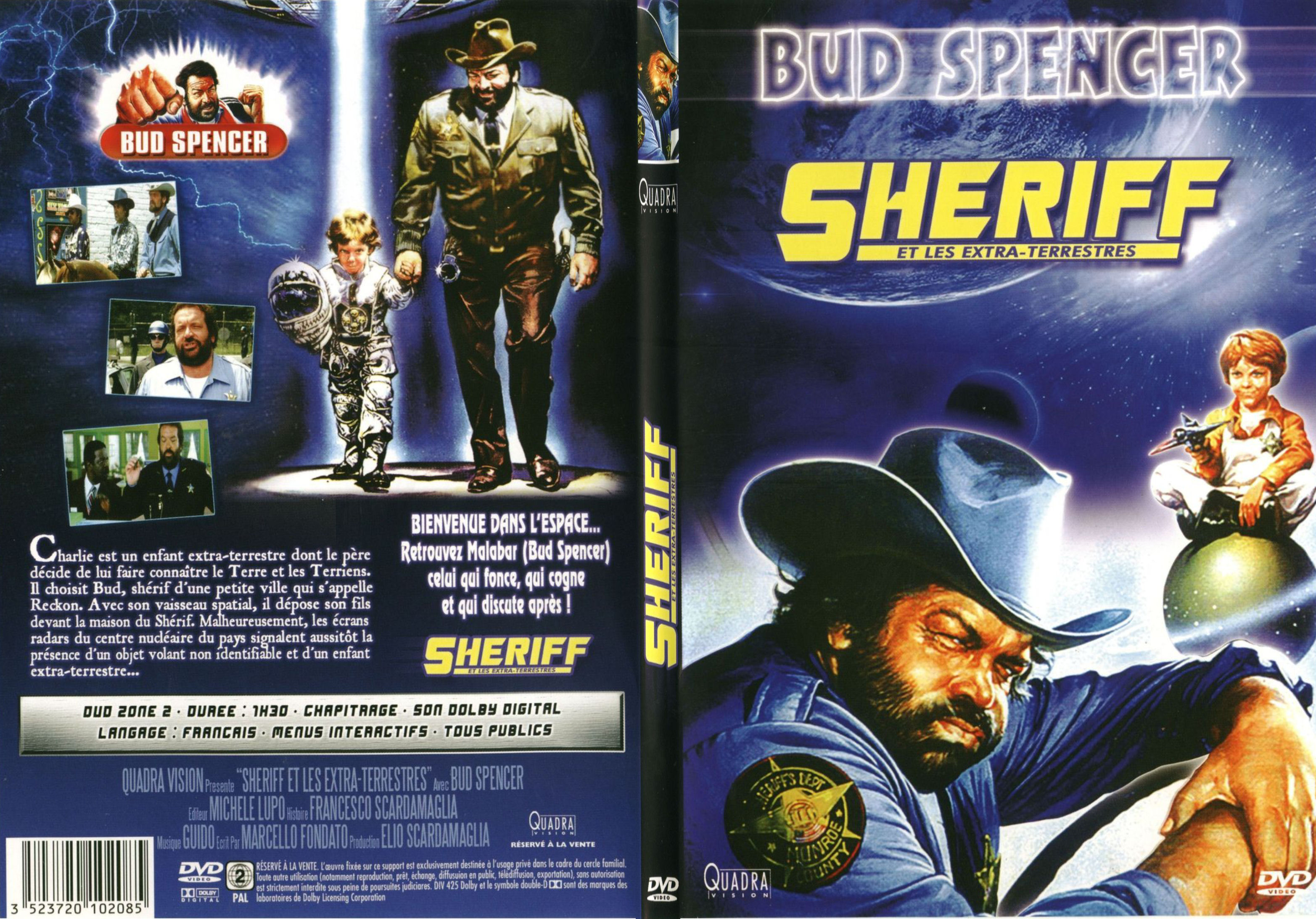 Jaquette DVD Sheriff et les extra-terrestres - SLIM