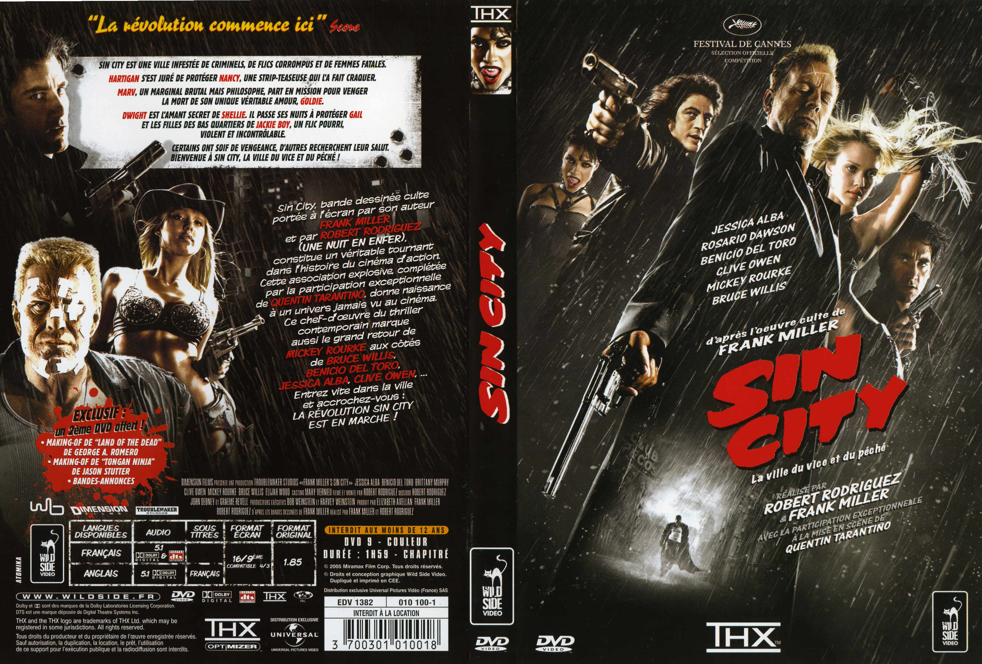 Jaquette DVD Sin city v2