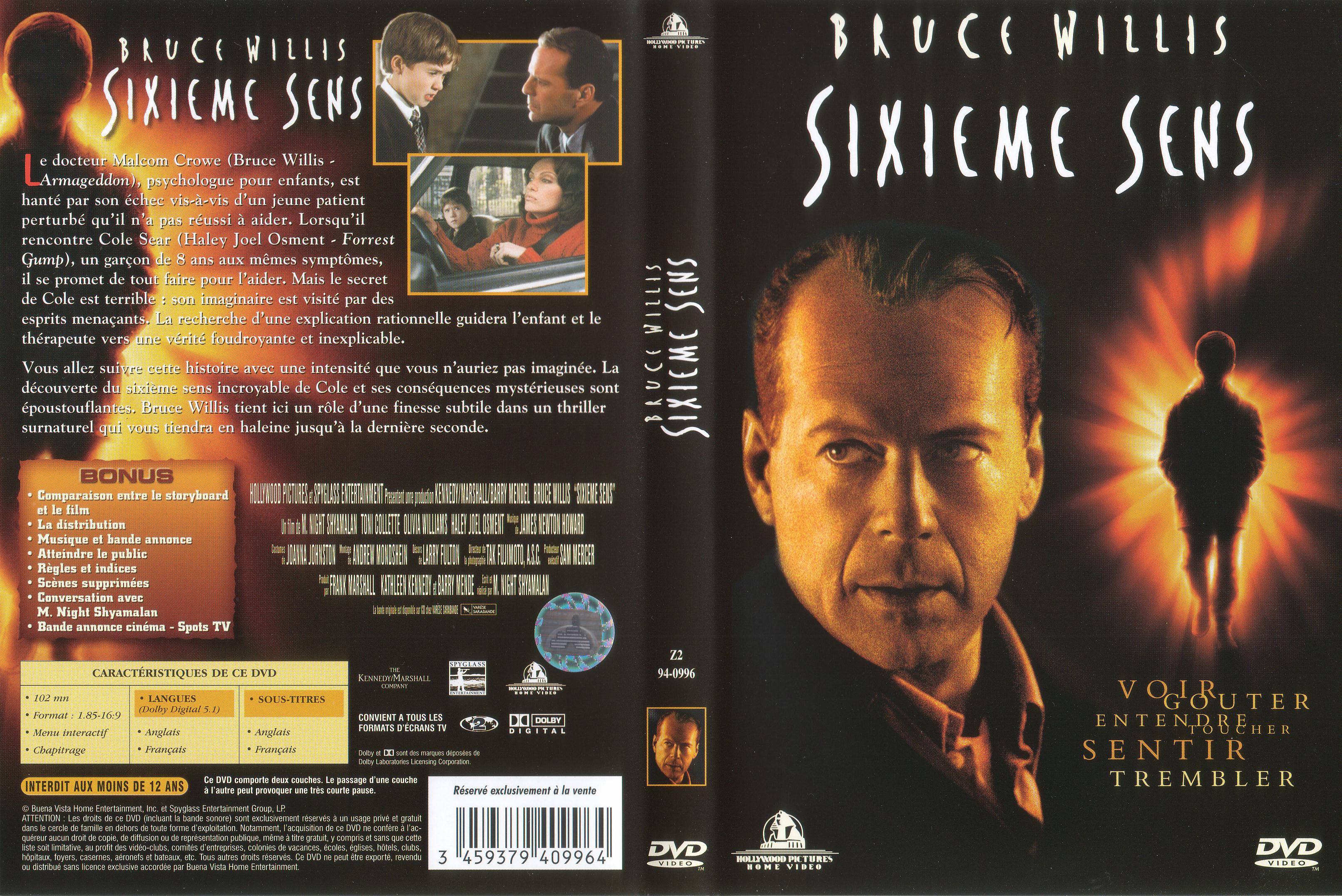 Jaquette DVD Sixime sens