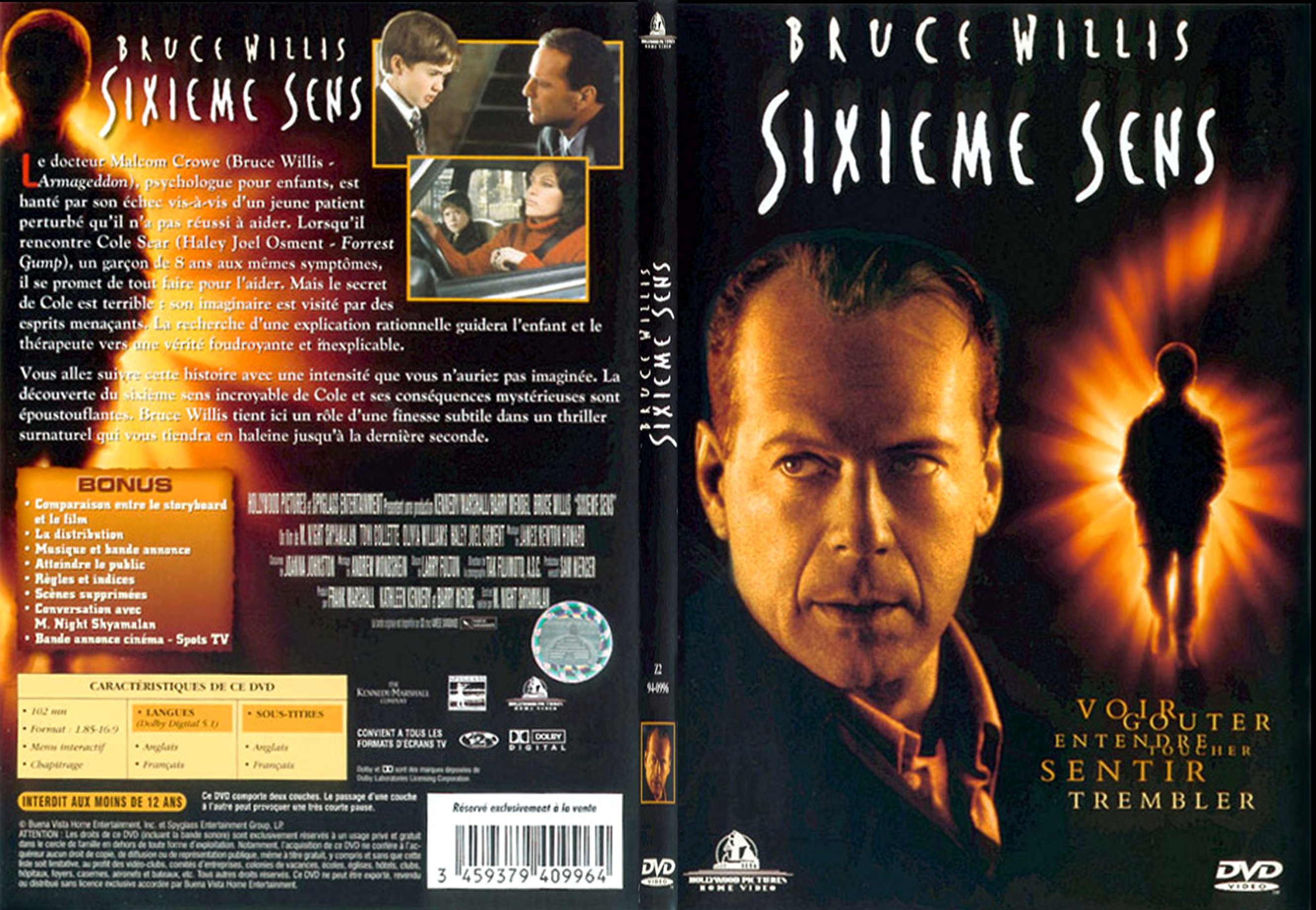 Jaquette DVD Sixime sens - SLIM