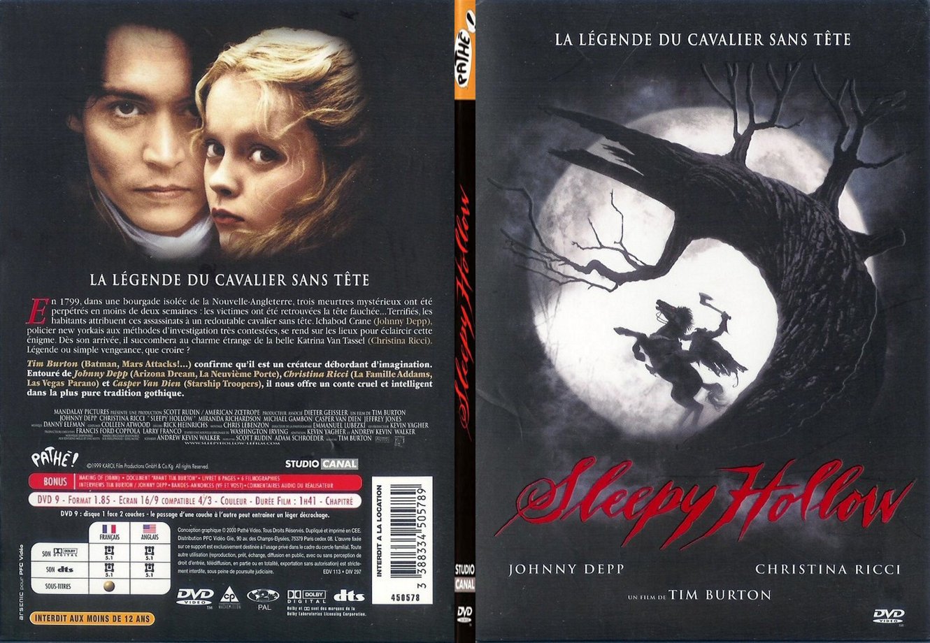 Jaquette DVD Sleepy Hollow - SLIM