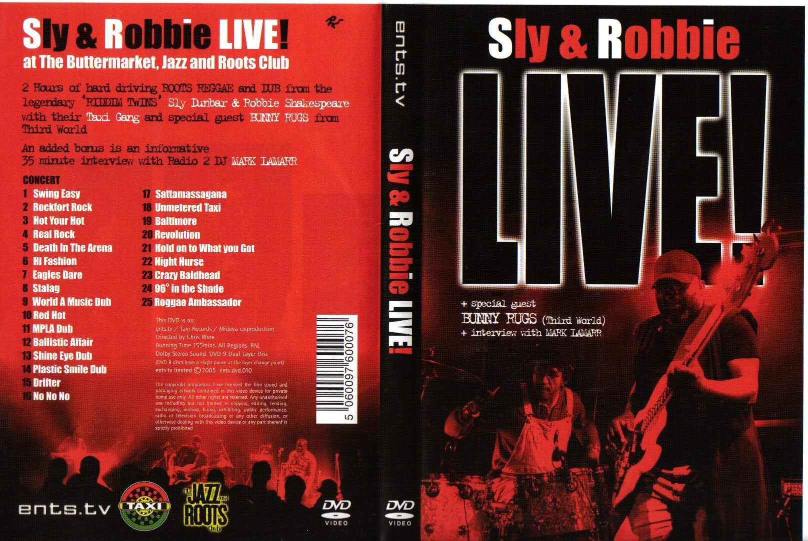 Jaquette DVD Sly and Robbie live