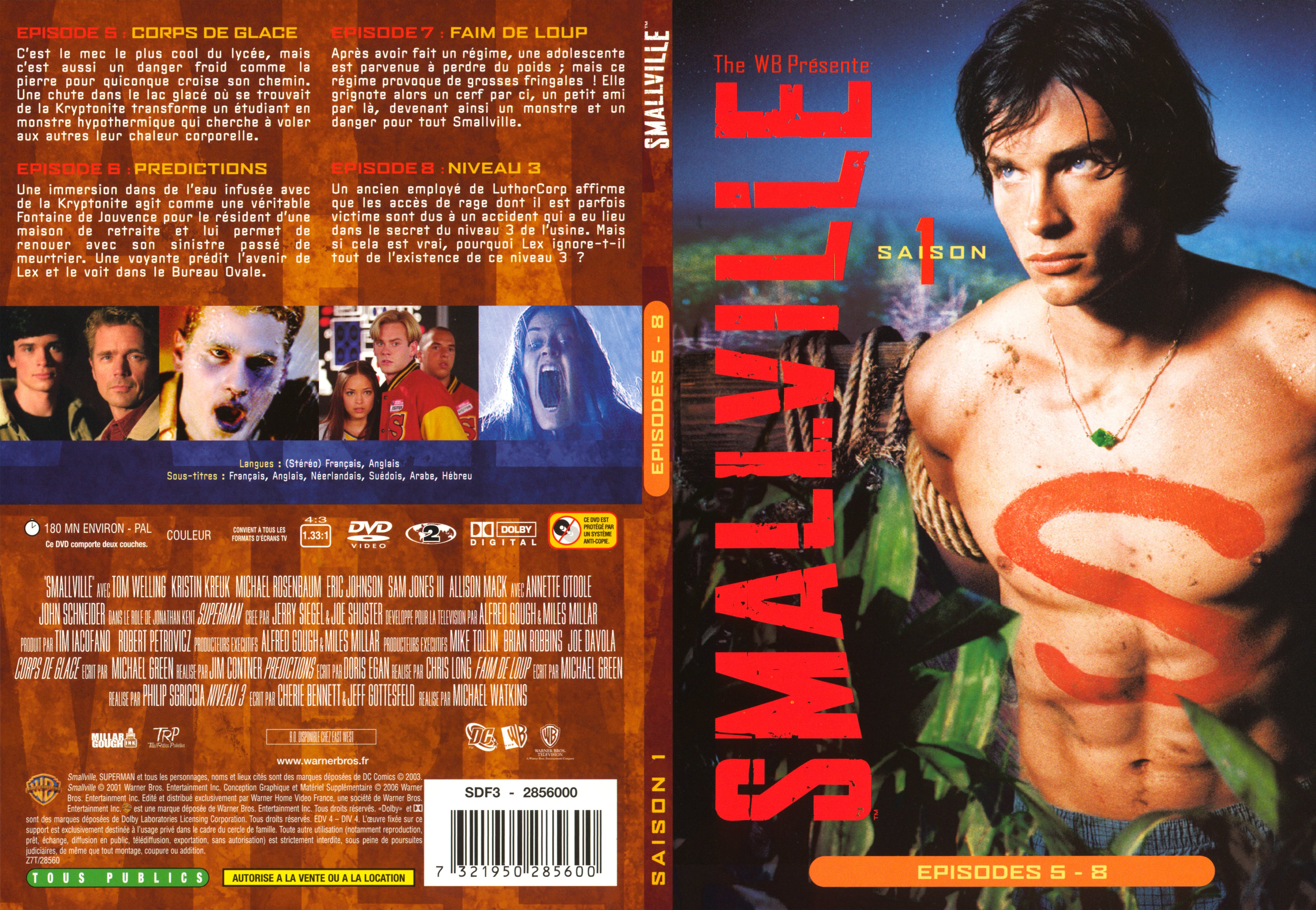 Jaquette DVD Smallville saison 1 DVD 2