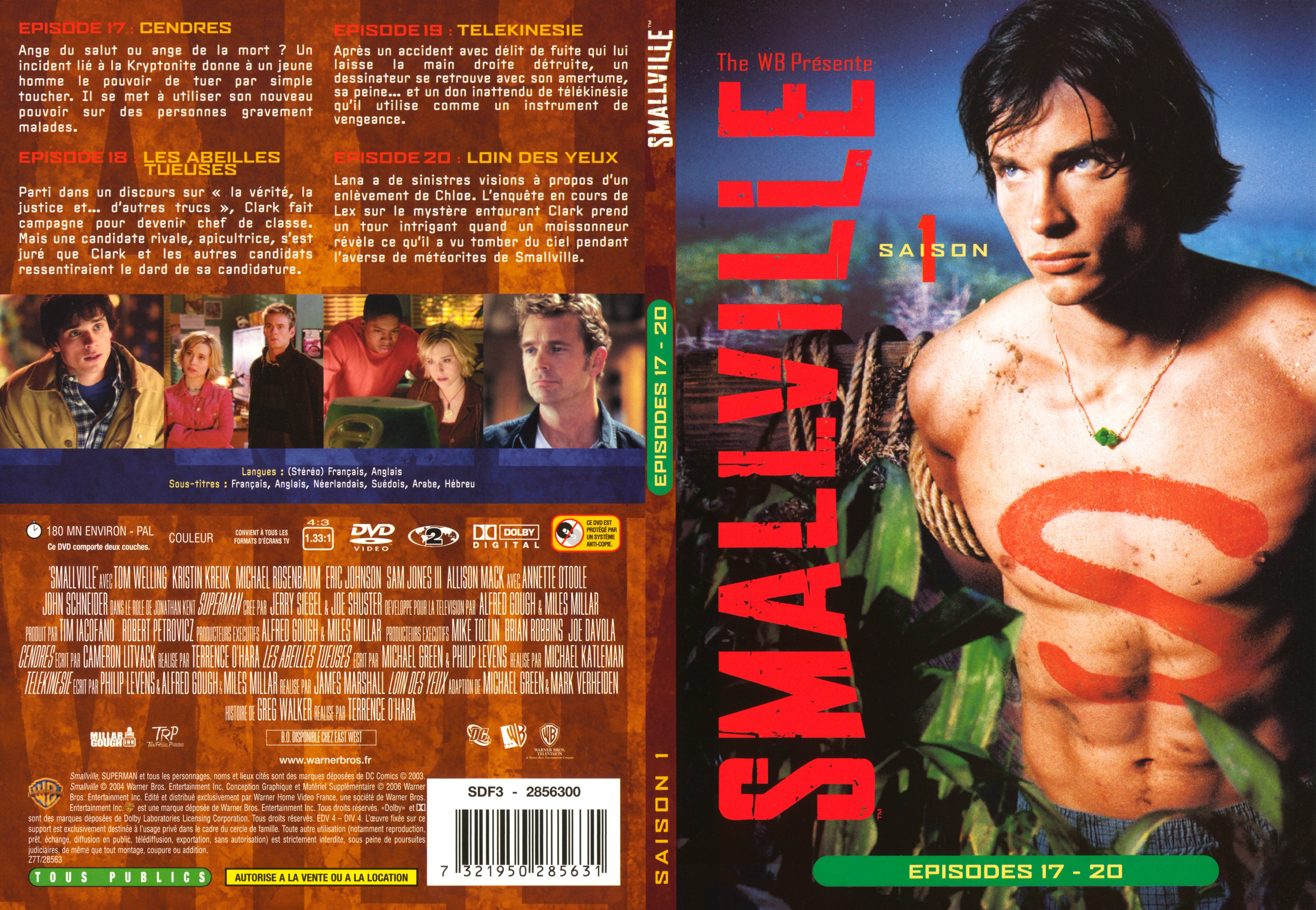 Jaquette DVD Smallville saison 1 DVD 5
