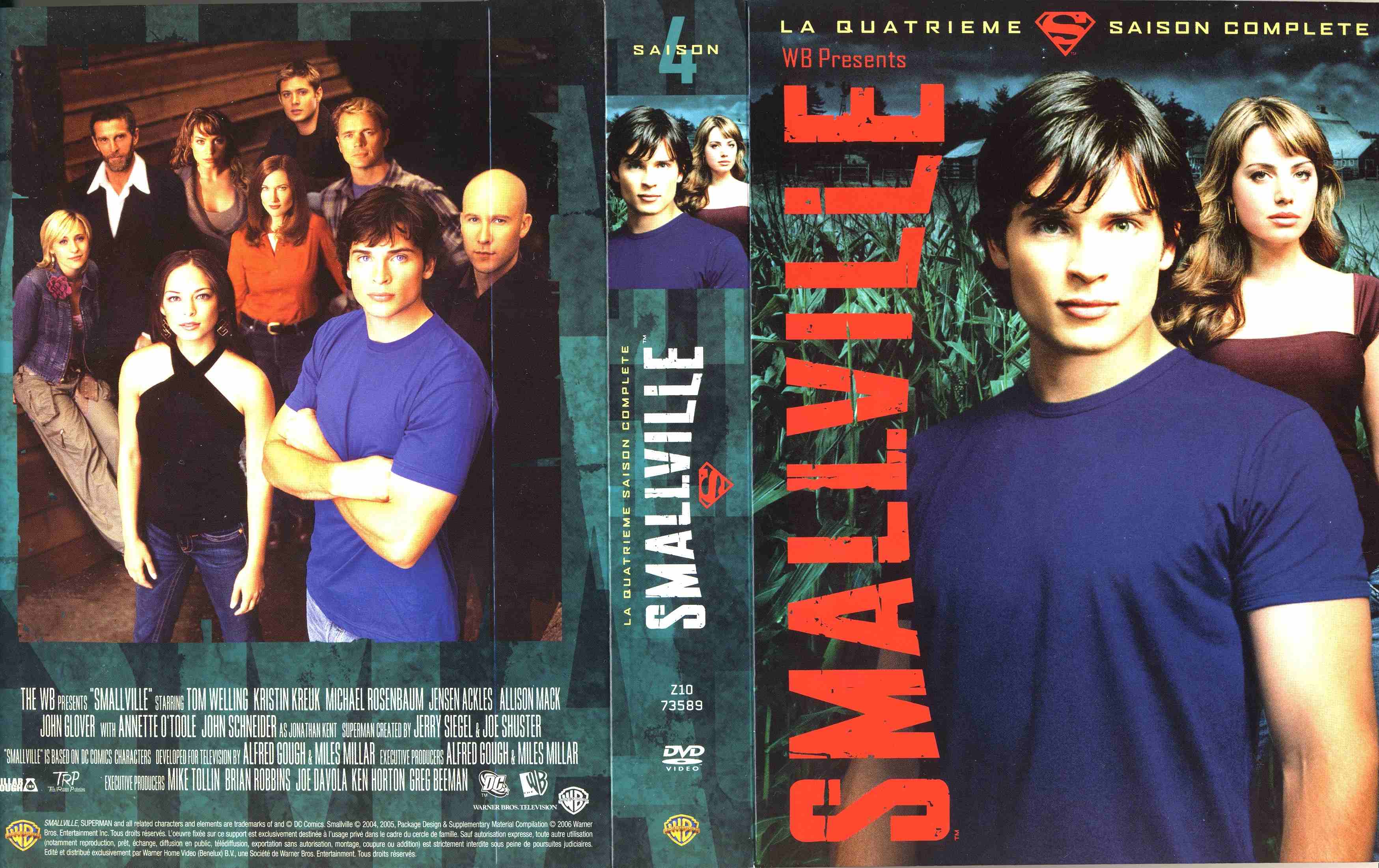 Jaquette DVD Smallville saison 4 COFFRET