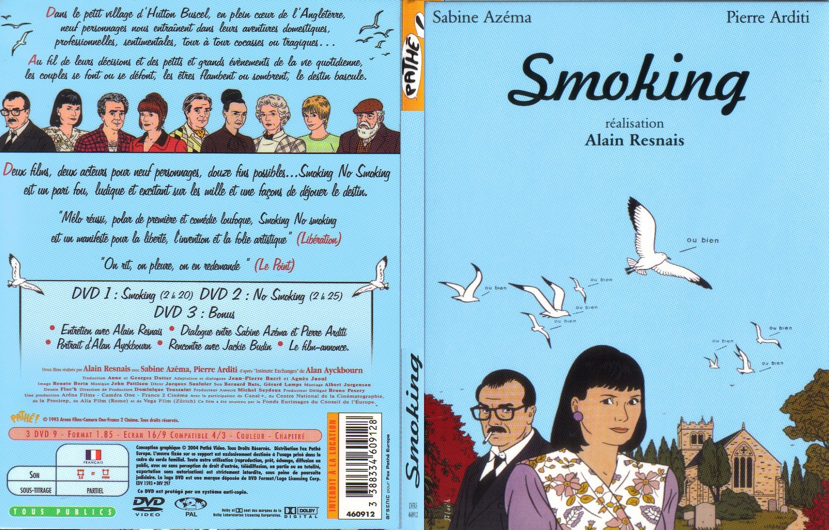 Jaquette DVD Smoking - SLIM