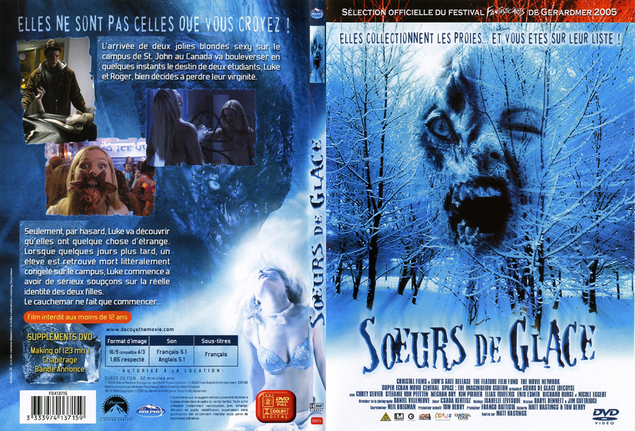 Jaquette DVD Soeurs de glace - SLIM