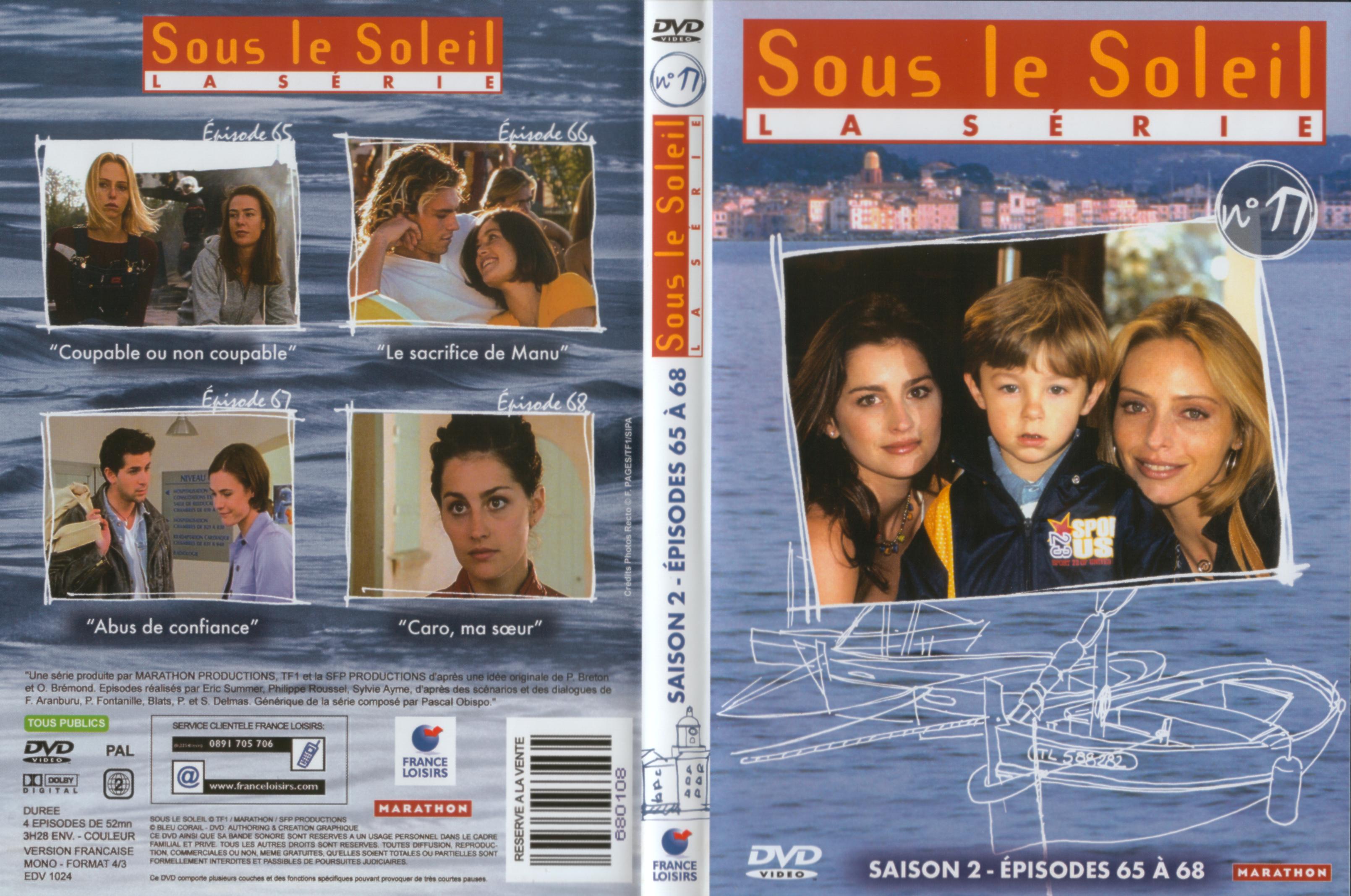 Jaquette DVD Sous le soleil saison 2 vol 17